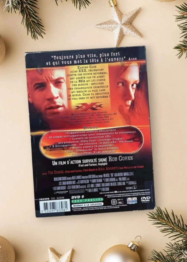 Coffret Dvd film Vin Diesel XxX 2