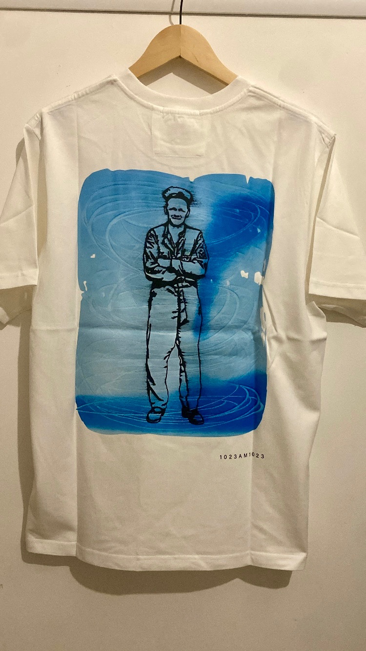 T-shirt CP Company Mercerized Jersey Blanc Neuf Taille M-L Authentique 3