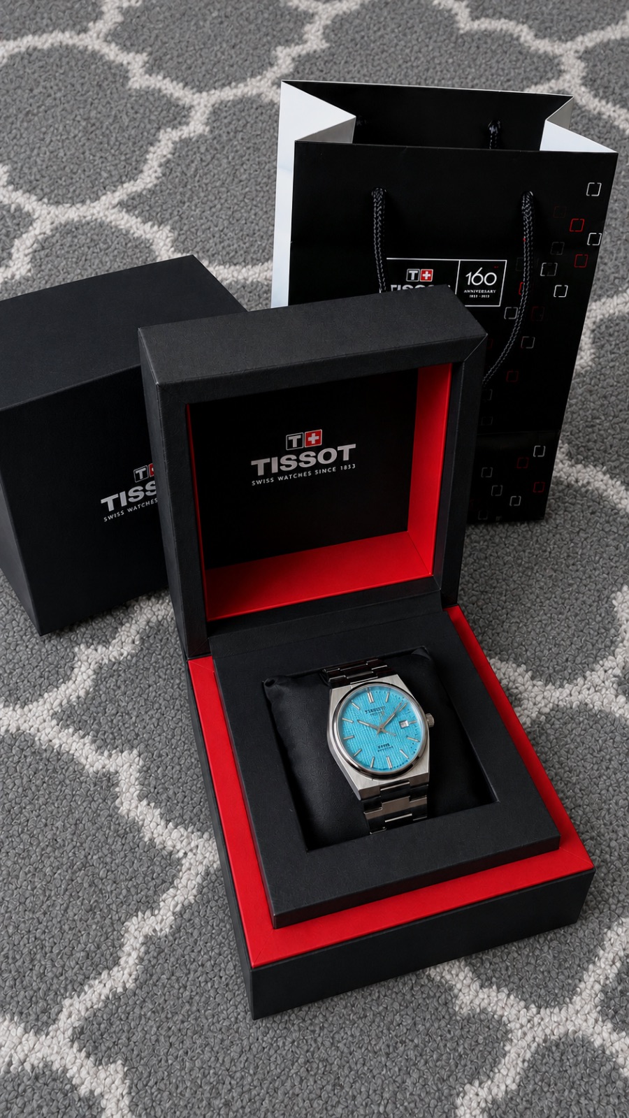 Tissot PRX 80 Ice Blue  – Tissot – bleu glacé 4