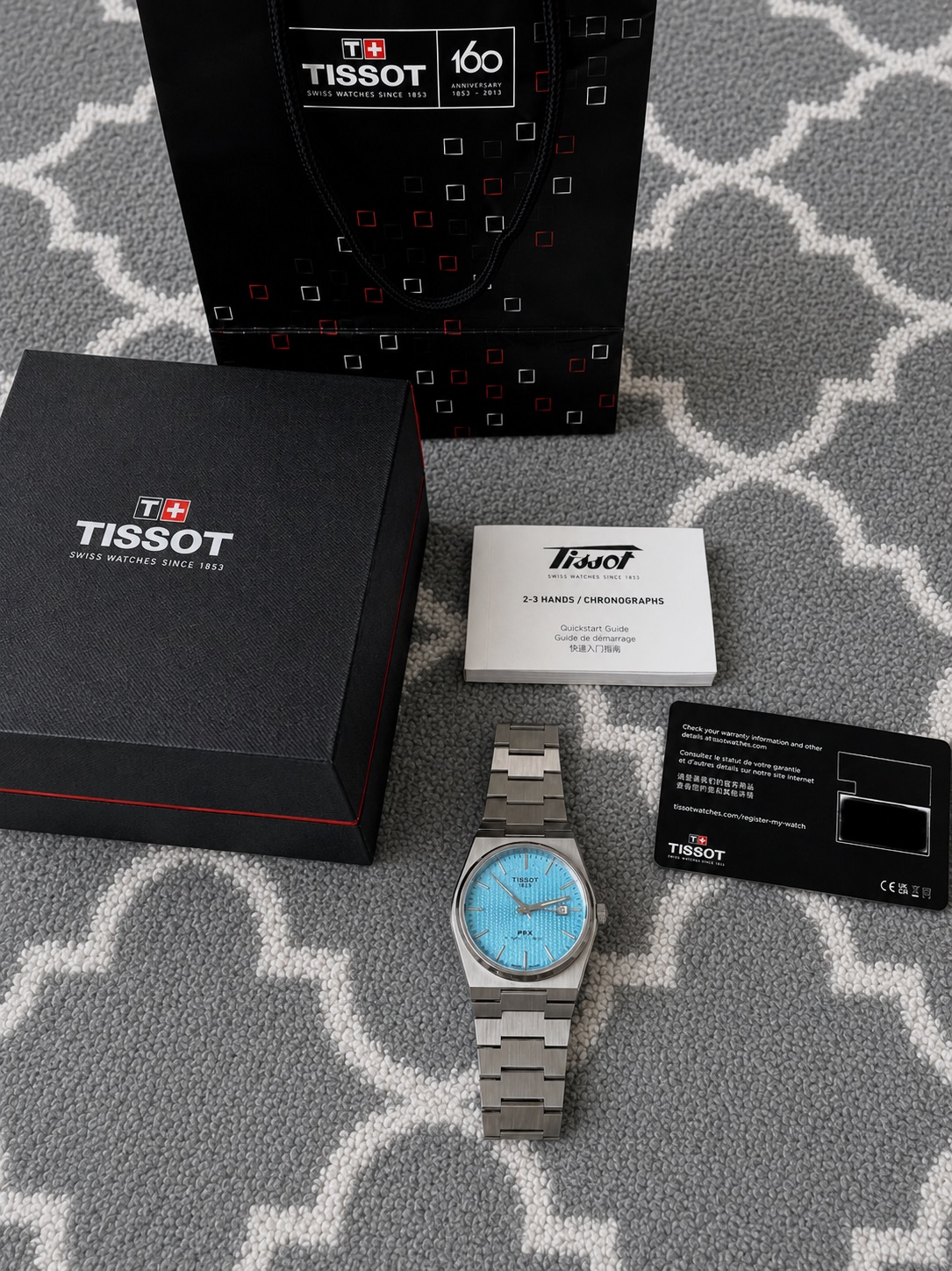 Tissot PRX 80 Ice Blue  – Tissot – bleu glacé 3