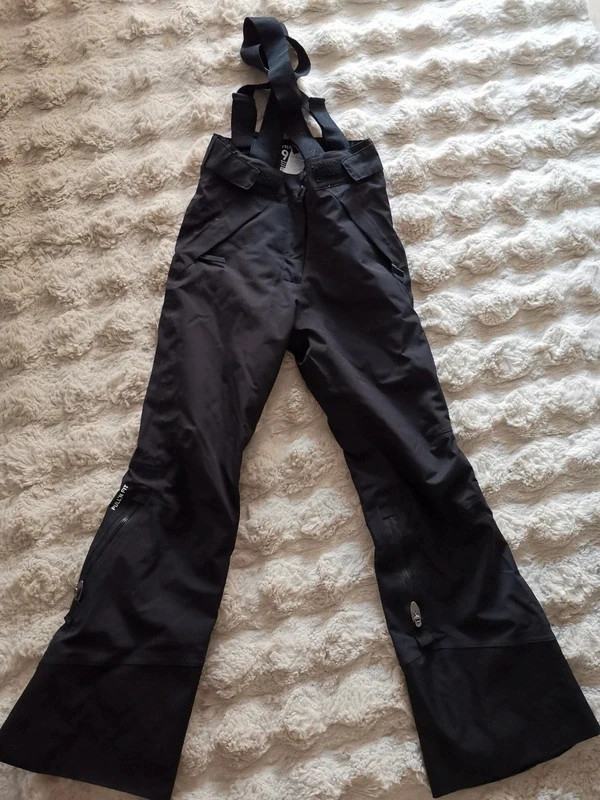 Combinaison de ski pantalon taille 10 ans décathlon noir – Decathlon – taille 10 ans / 140 cm 2