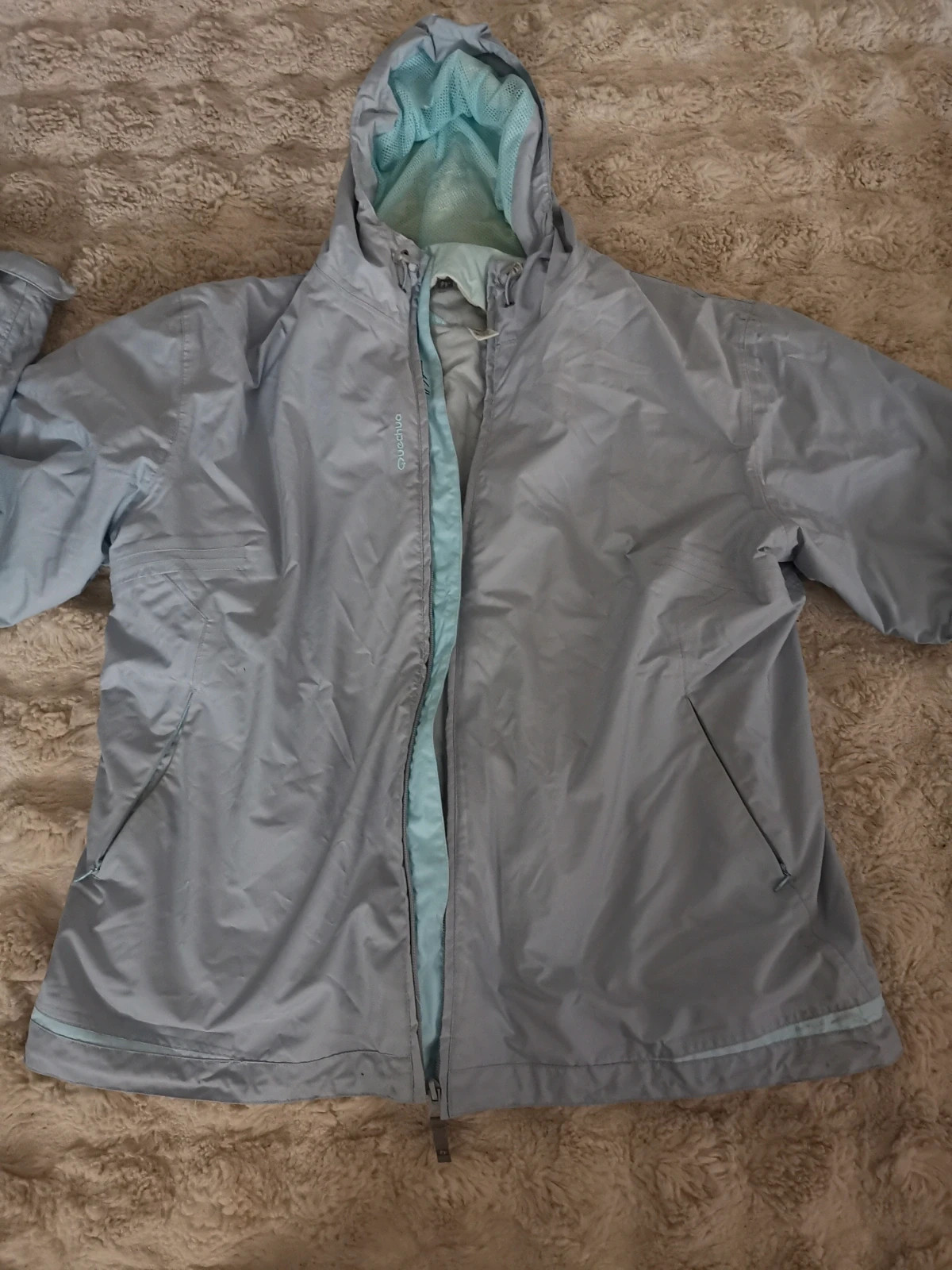 Combinaison de ski manteau taille XXL bleu ciel queshua décathlon – Decathlon – taille XXL / 44 / 16 4