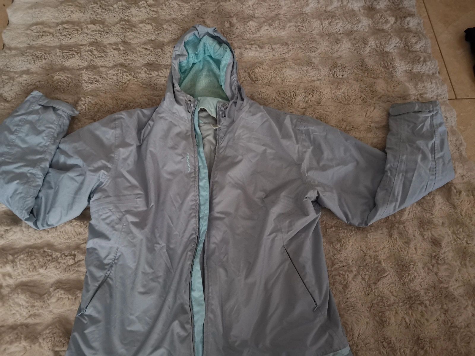 Combinaison de ski manteau taille XXL bleu ciel queshua décathlon – Decathlon – taille XXL / 44 / 16 2