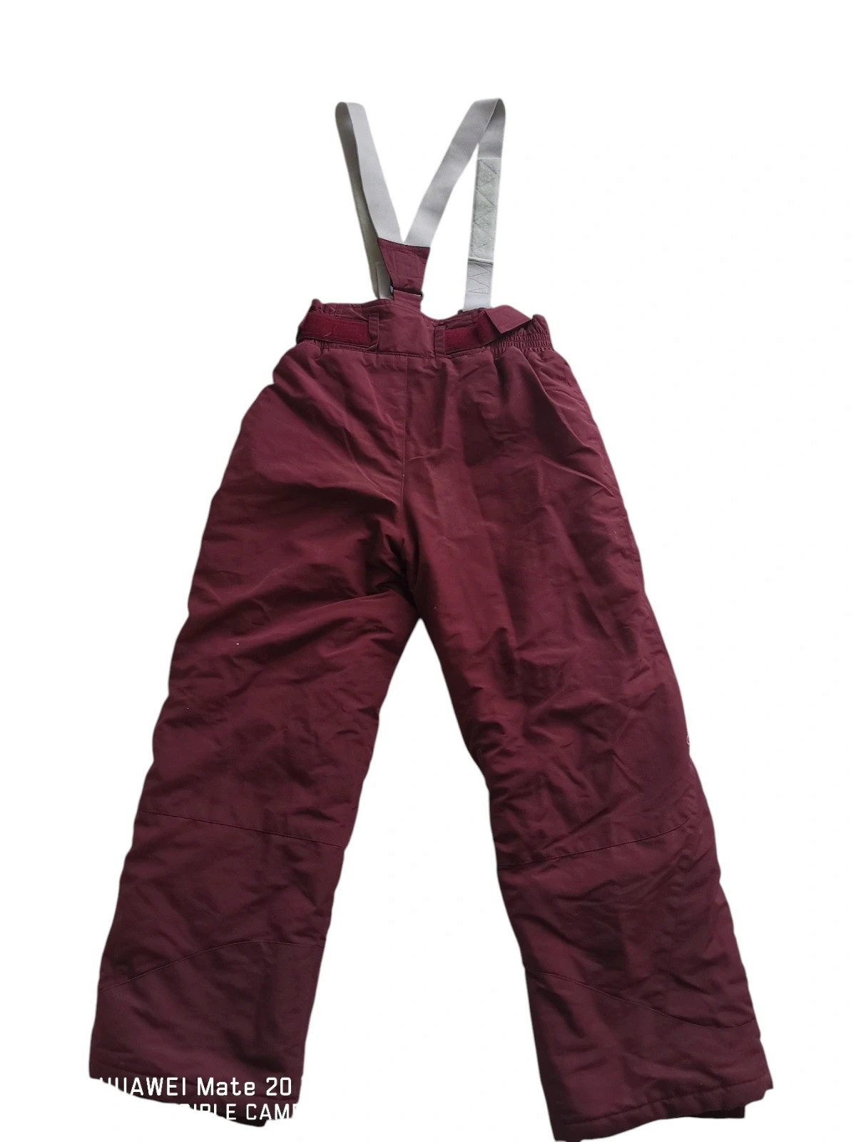 Combinaison de ski pantalon taille 10 ans chaude et imperméable décathlon bordeaux