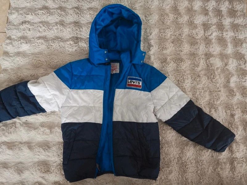 Doudoune levis 10 12 ans bleu marine