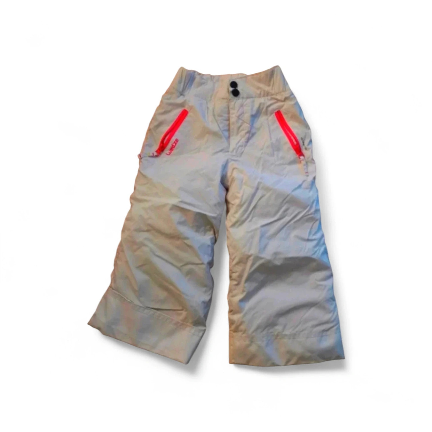 Combinaison de ski pantalon taille 4 ans chaude et imperméable décathlon blanc rose wedze – Wed'ze – taille 4 ans / 104 cm 2