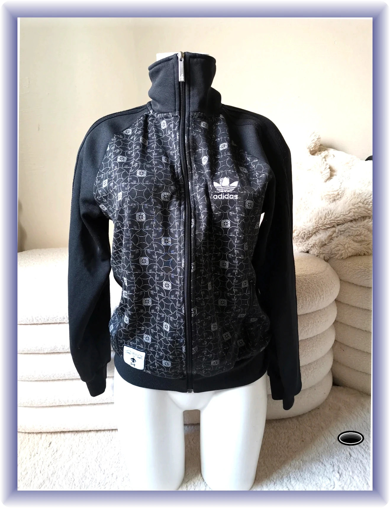 Veste de survêtement graphique Adidas Édition spéciale Sign off Wars Noir/Blanc Homme s – adidas – taille S 5