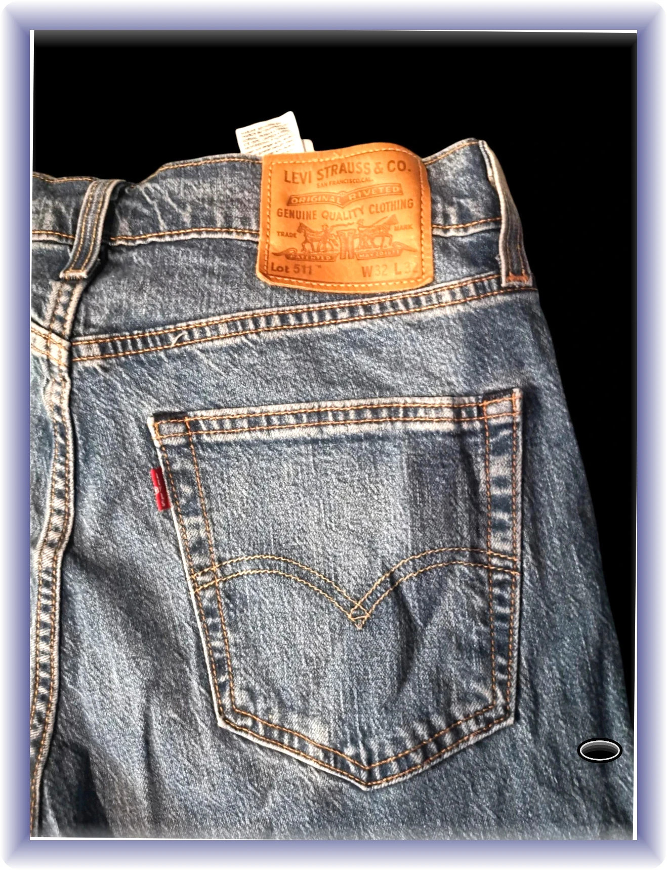 Jean levis Strauss 511 W 32 L 32 stone – Levi Strauss & Co. – taille XL 5