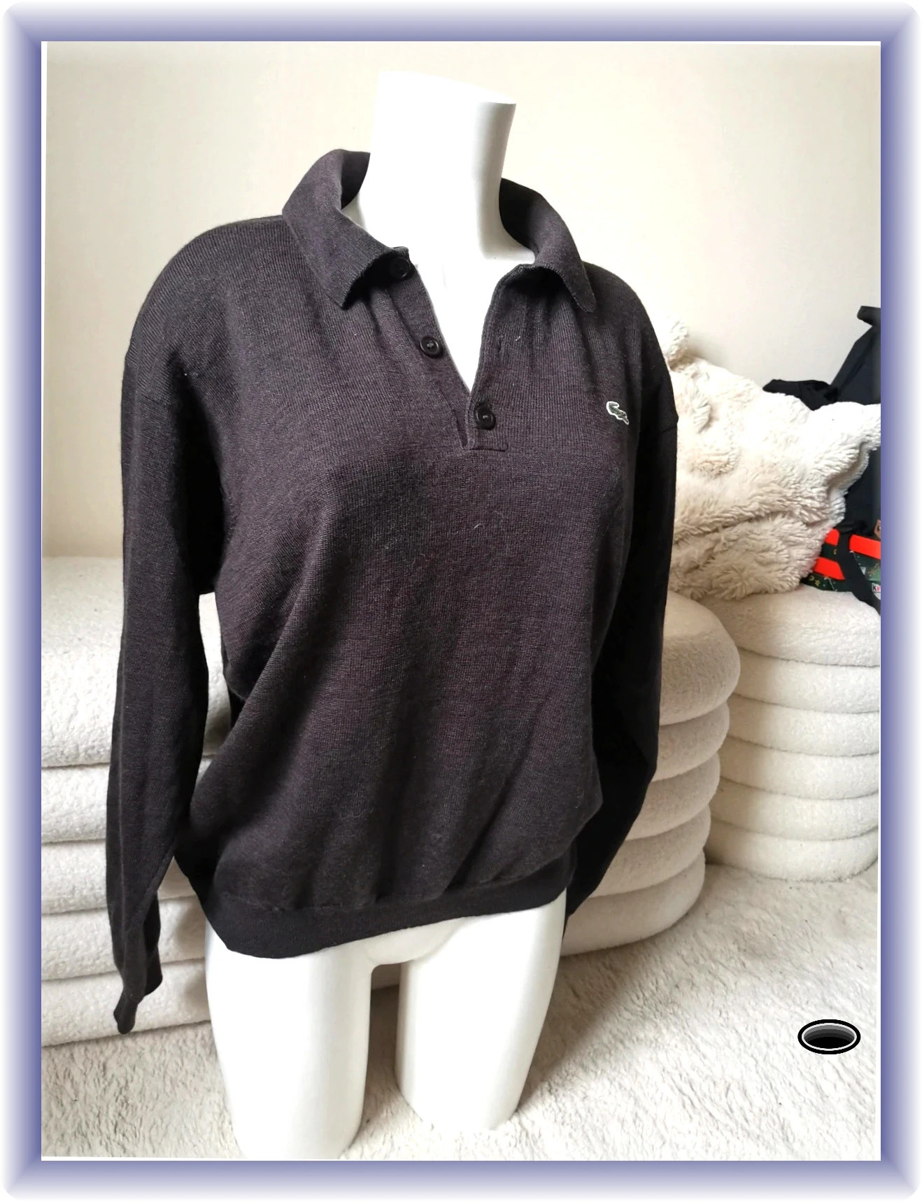 Pull lacoste taille L marron – Lacoste – taille L 4