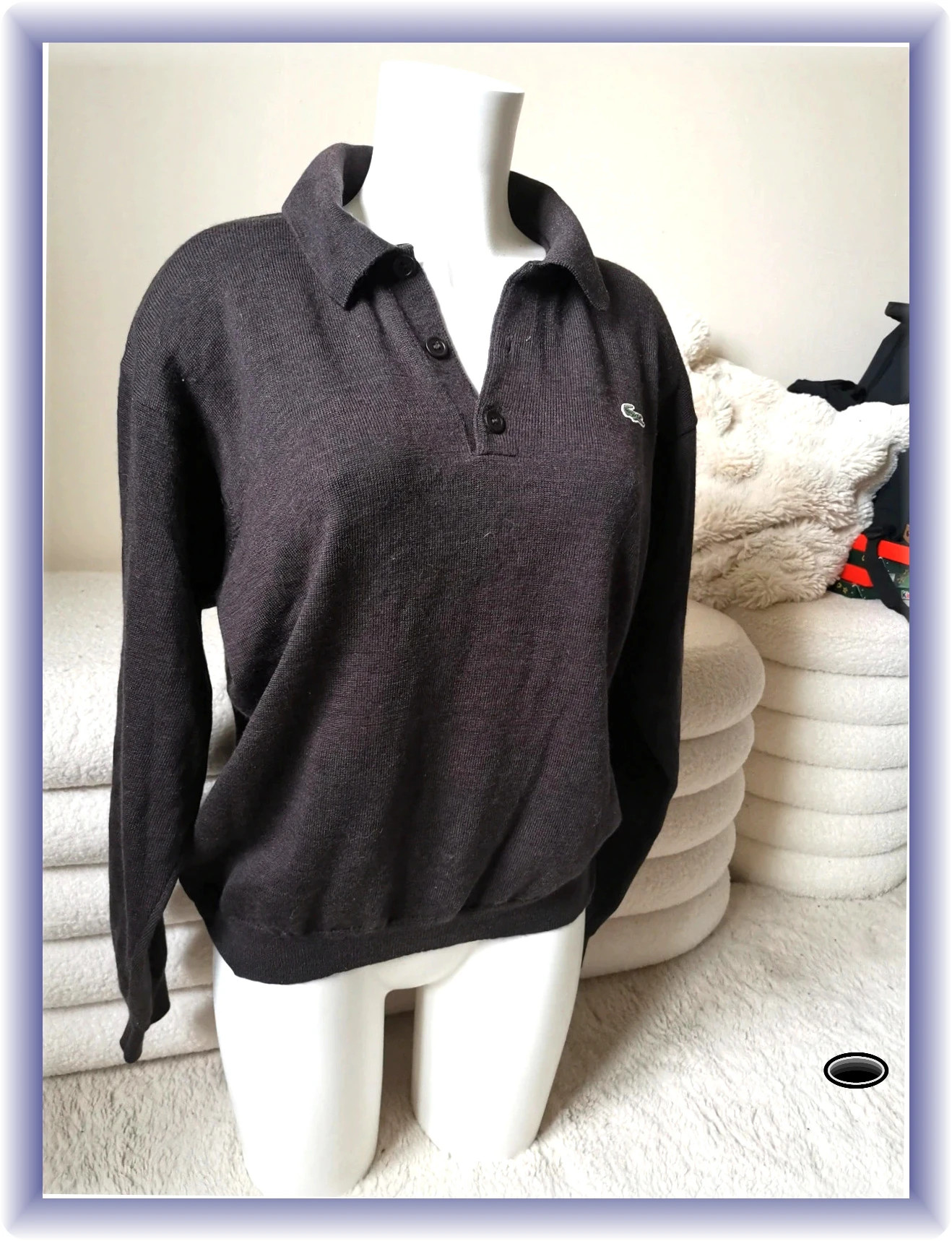 Pull lacoste taille L marron – Lacoste – taille L 5