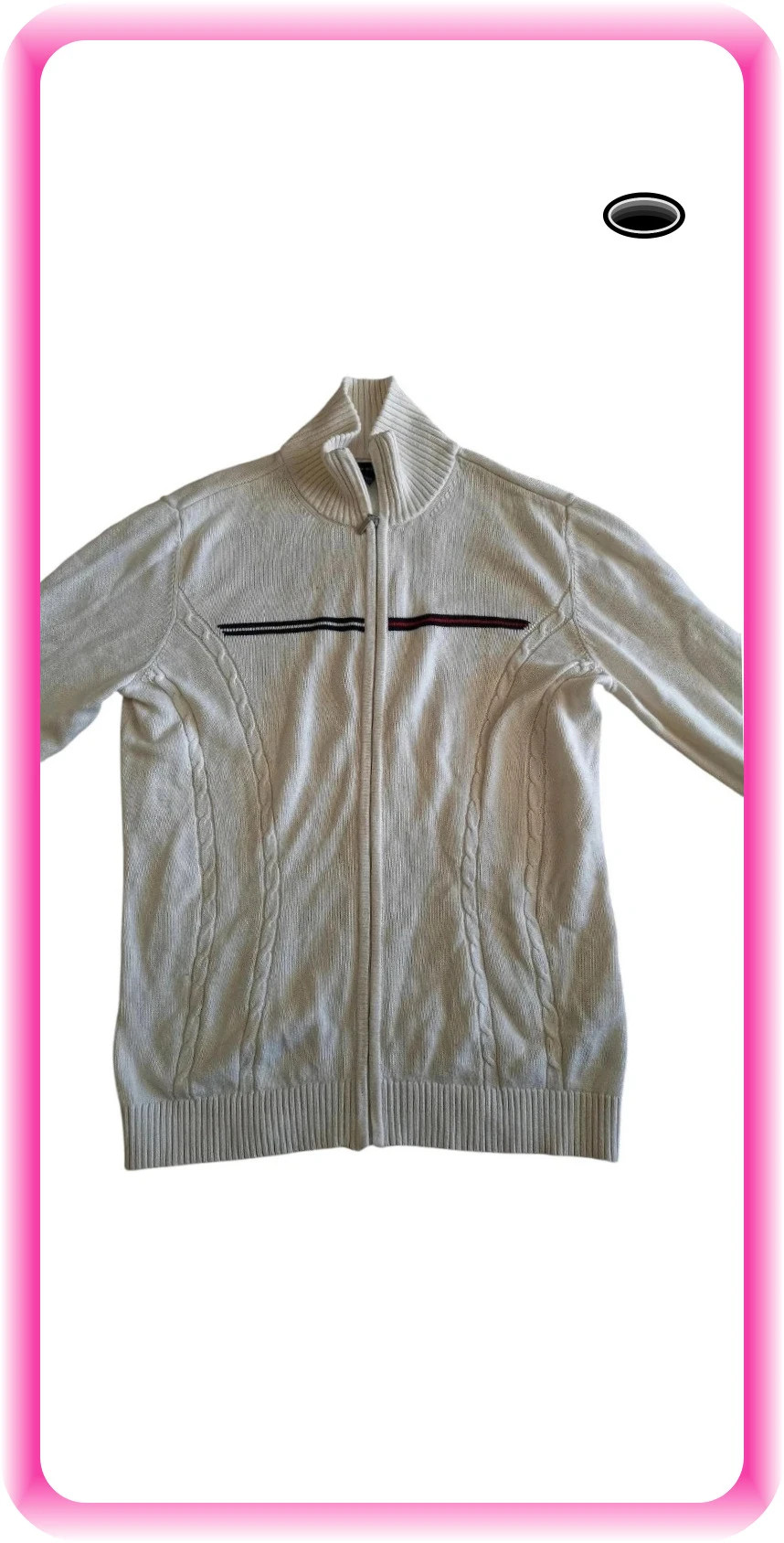 gilet tommy hilfiger taille M crème – Tommy Hilfiger – taille M 3
