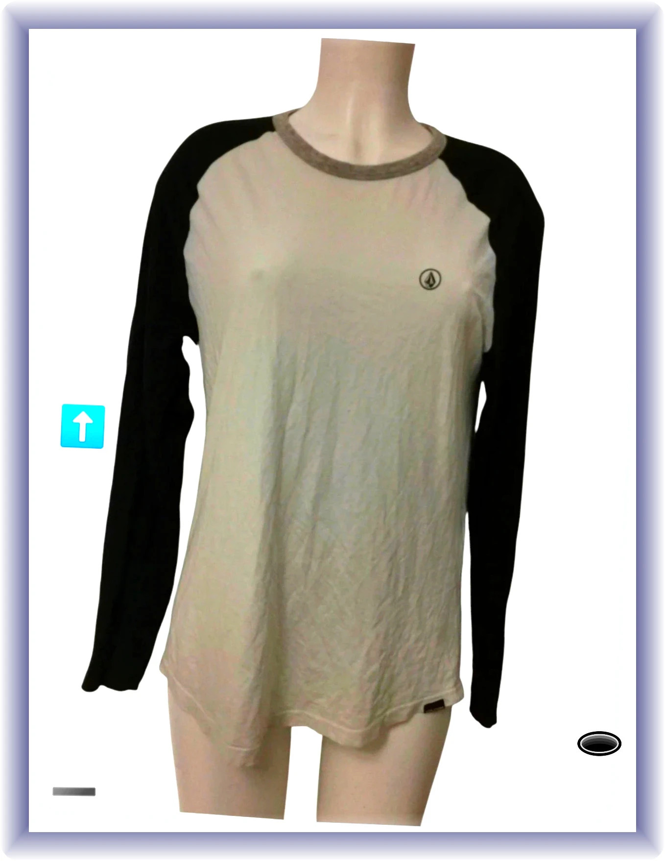 tee shirt longue manche volcom taille s