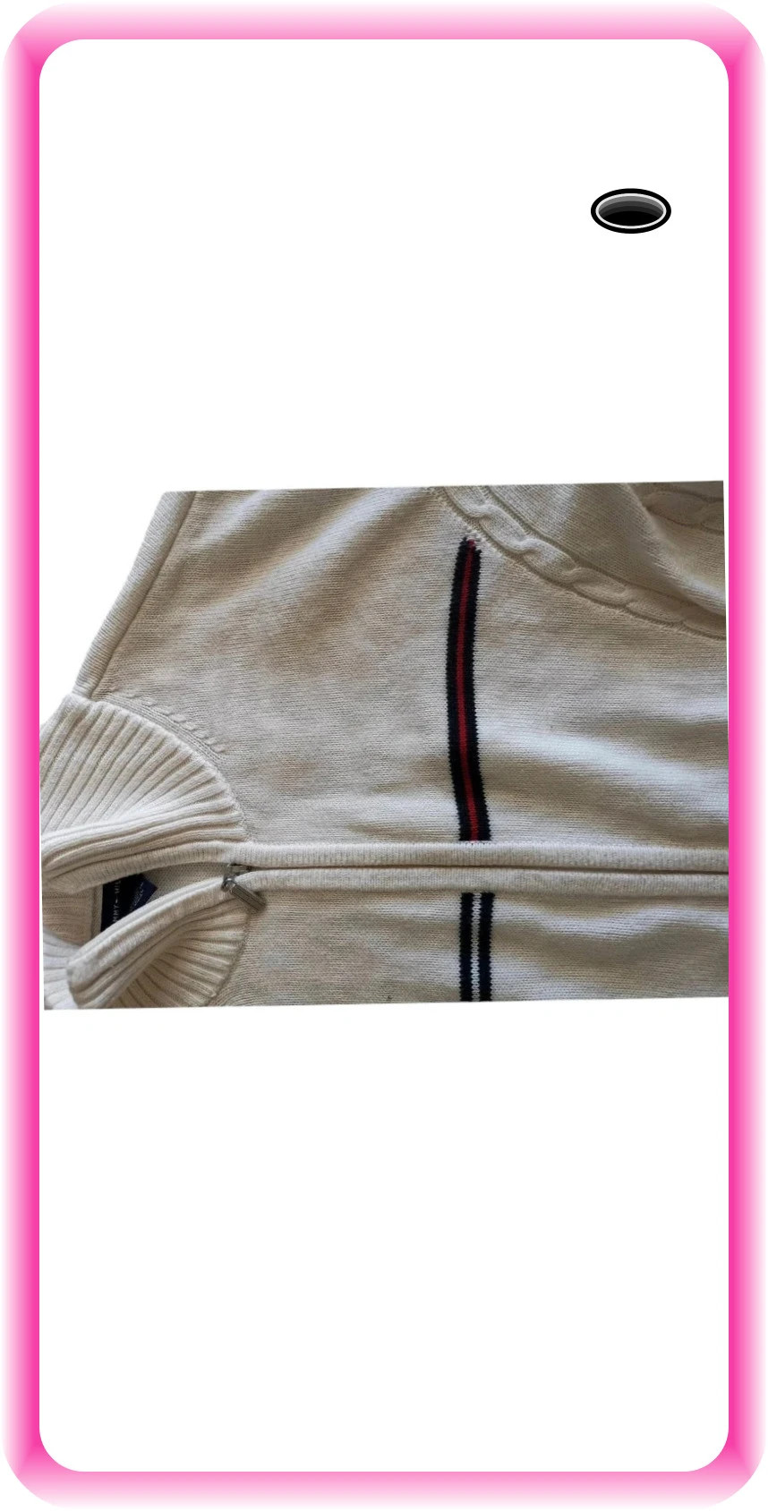 gilet tommy hilfiger taille M crème – Tommy Hilfiger – taille M 5