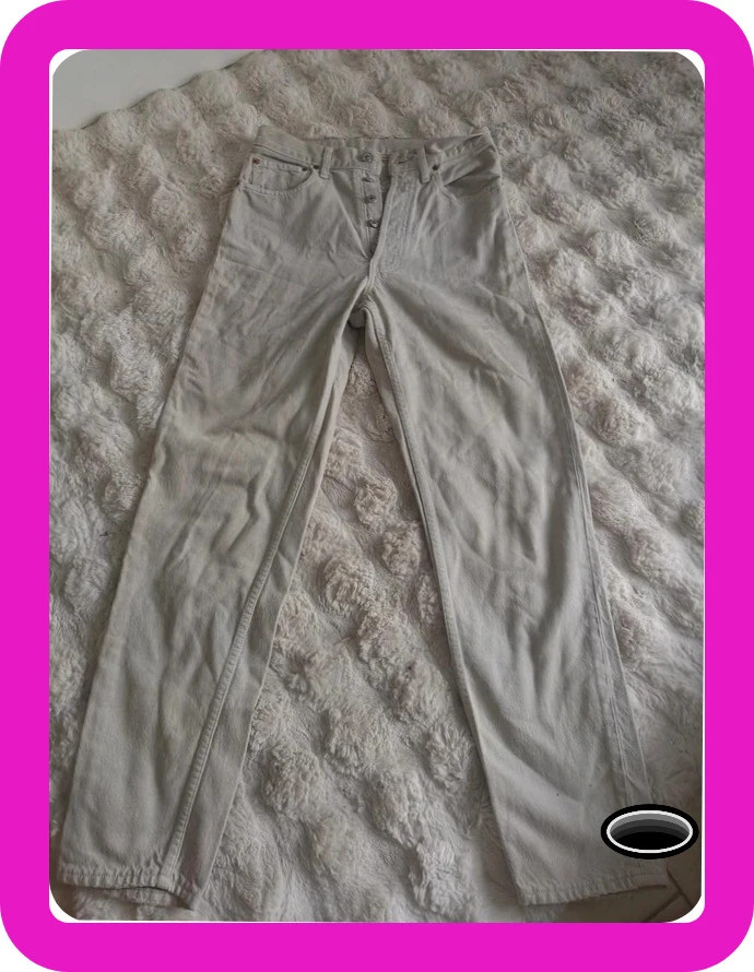 Jean. Vintage beige levis 591 w30 L32 beige – Levi's – taille XL / 42 / 14 2