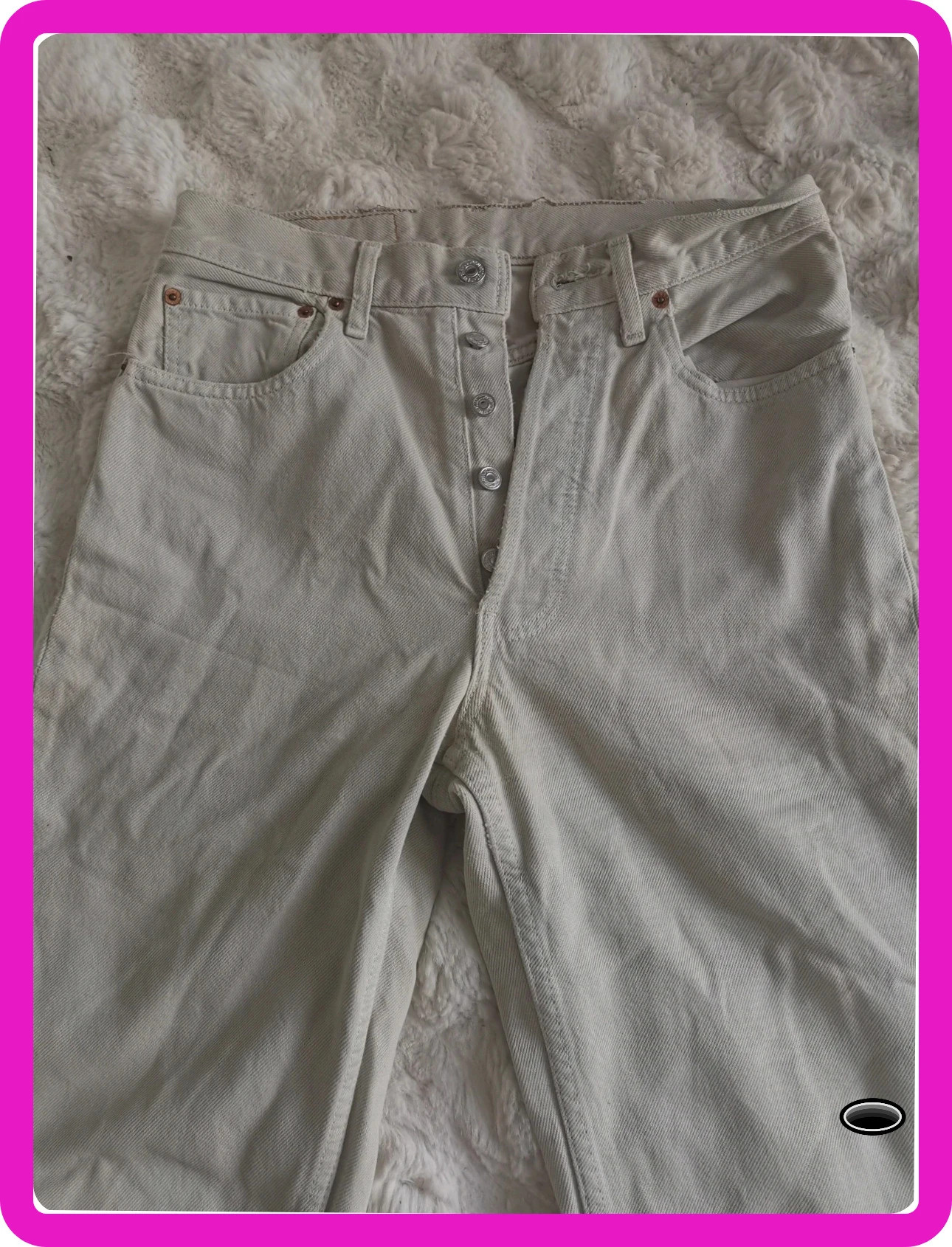 Jean. Vintage beige levis 591 w30 L32 beige – Levi's – taille XL / 42 / 14 5