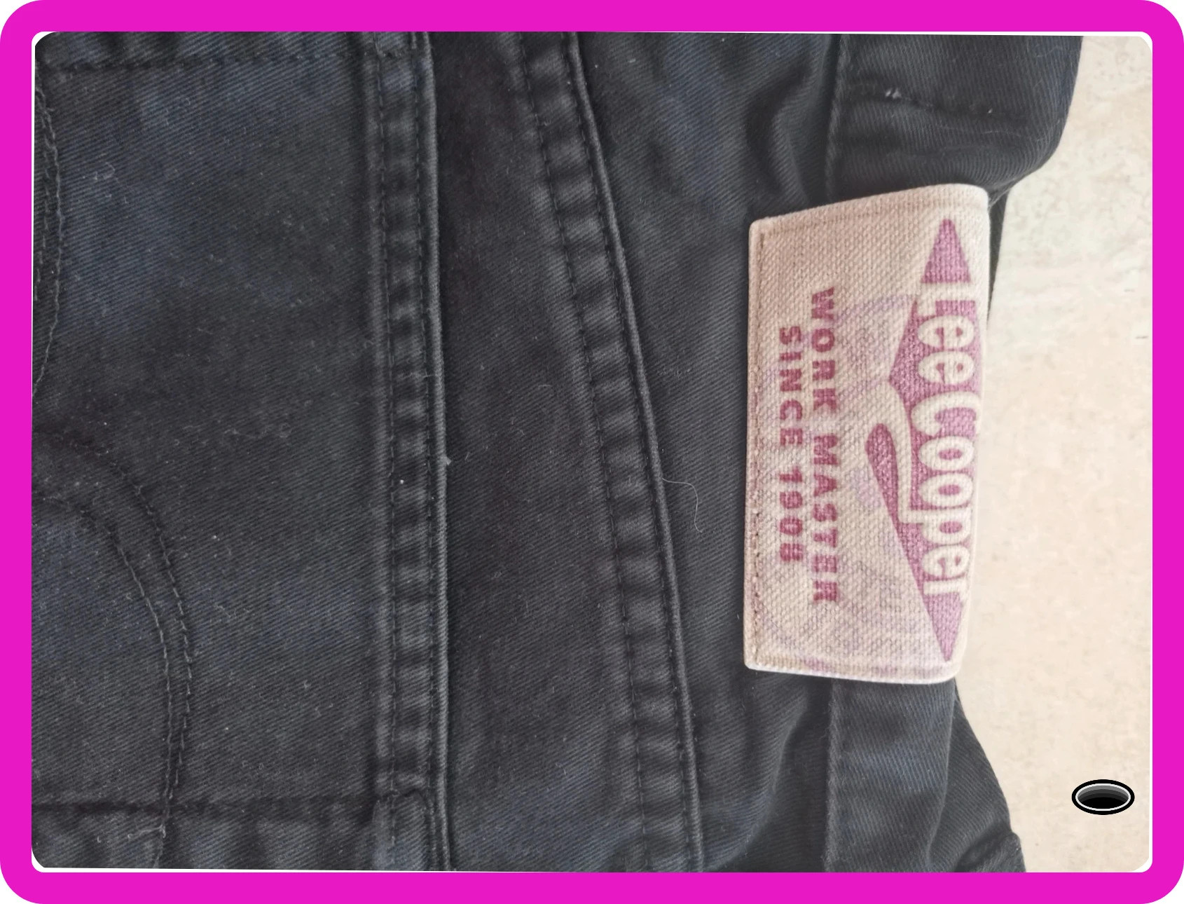 Jean lee Cooper W29 black l 12 100%coton – Lee Cooper – taille S 5