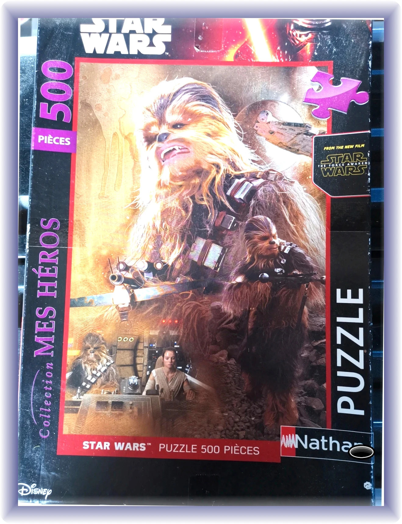 Puzzle star wars 500 pieces vintage chubaka