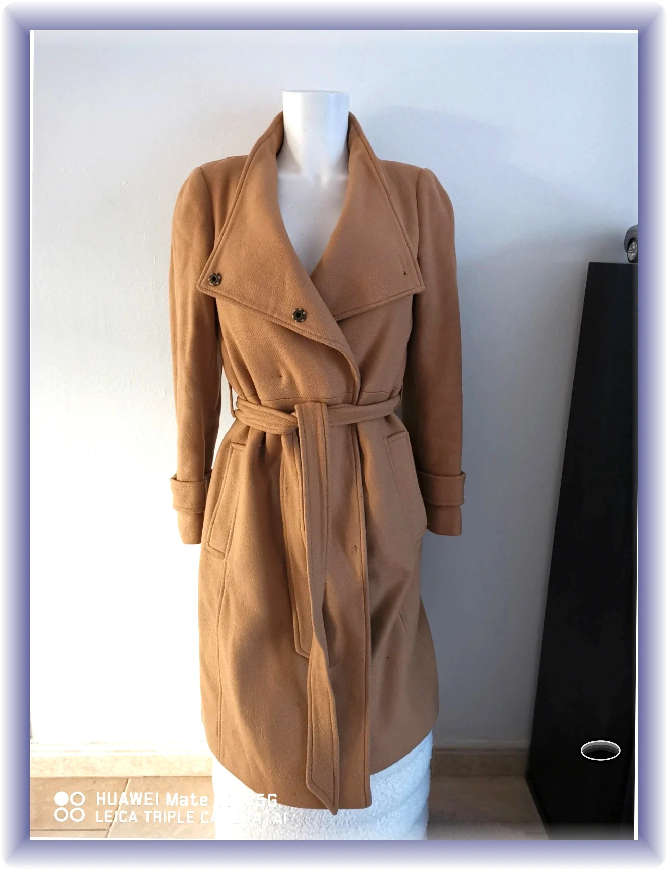 très beau manteau trench asos taille 36 camel – ASOS – taille S / 36 / 8 3
