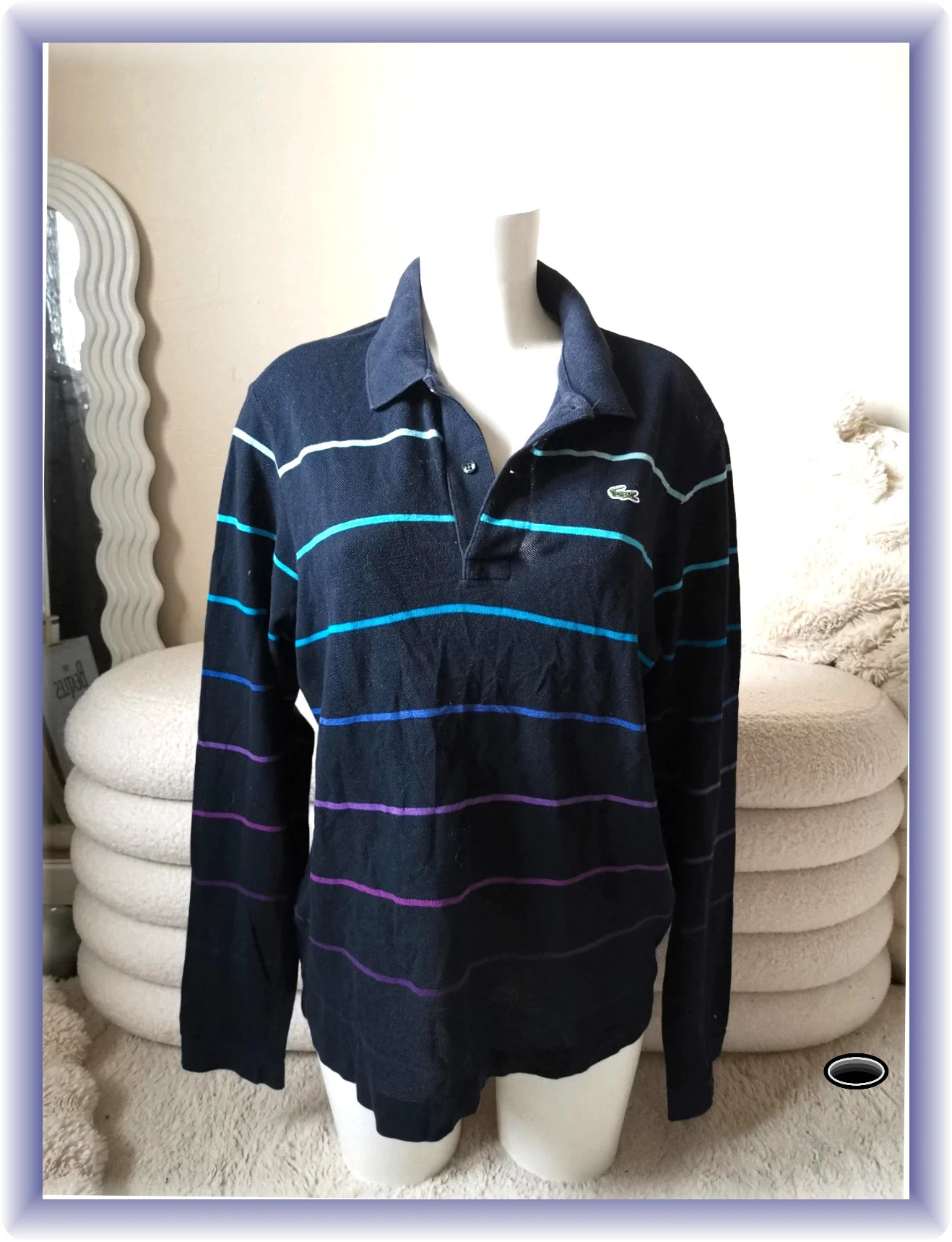 Polo lacoste taille 40 manche longue
