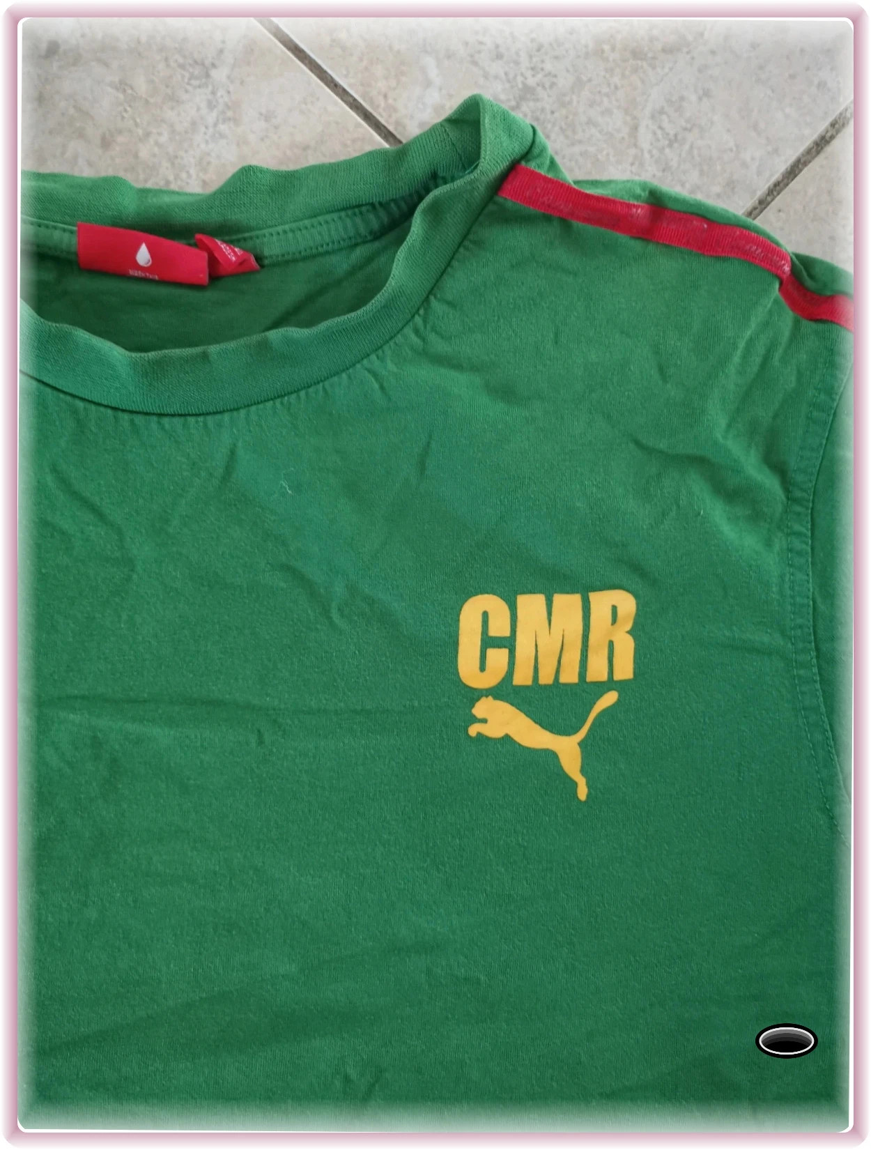 Maillot de foot puma vintage taille L FFC fédération Cameroun aise de football vintage – Puma – taille L 5