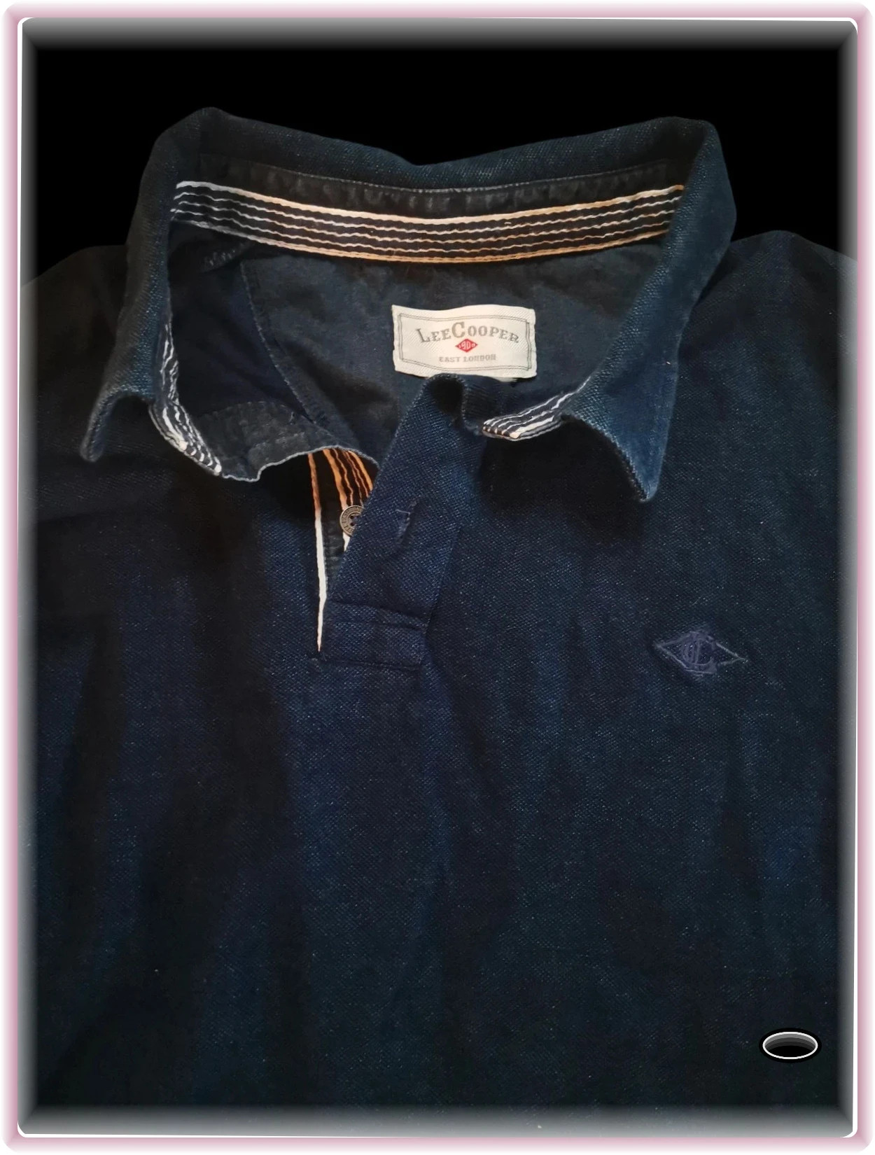 polo manche longue lee Cooper taille L east London bleu marine – Lee Cooper – taille L 5