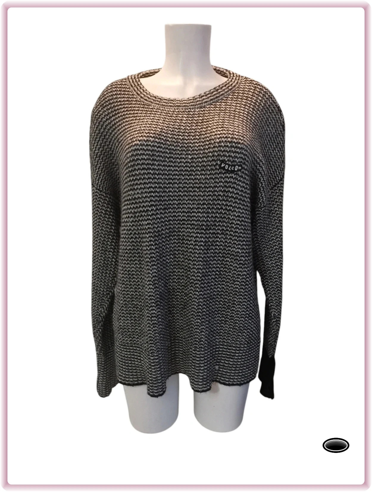 pull volcom taille xs gris noir – Volcom – taille XS 2