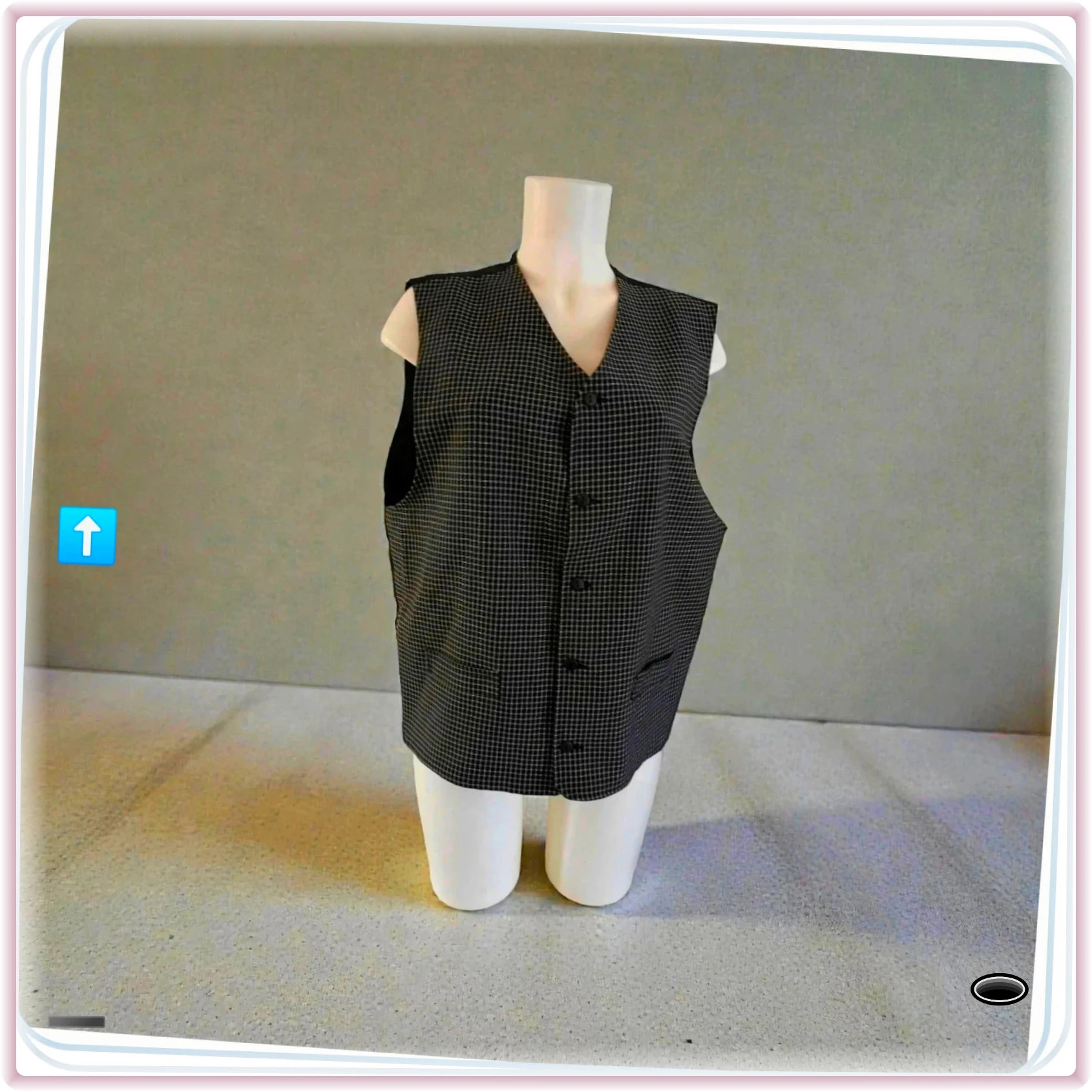 gilet costume for men taille L noir