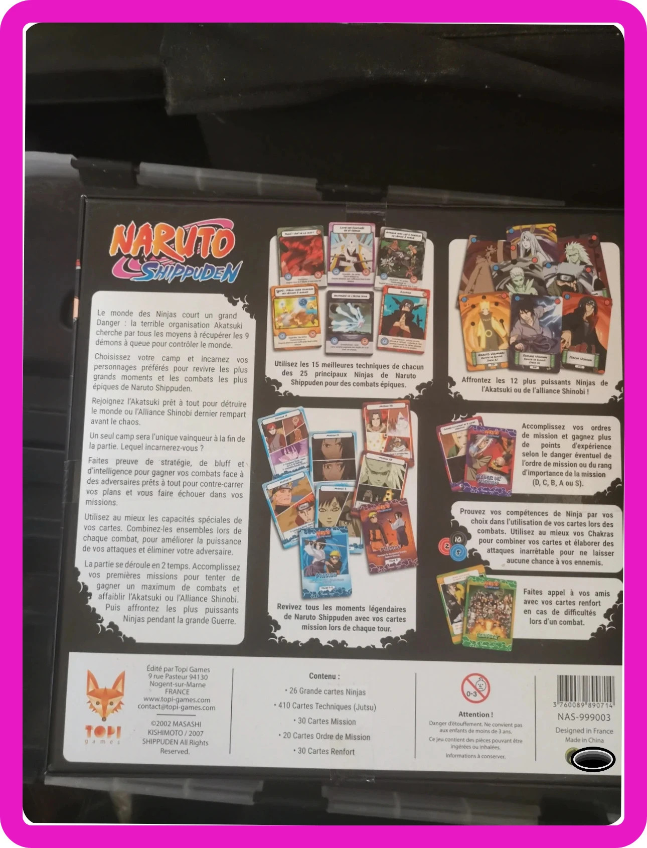 Jeu Naruto shippuden combat DE ninja 2 à 6 joueurs – Naruto 4