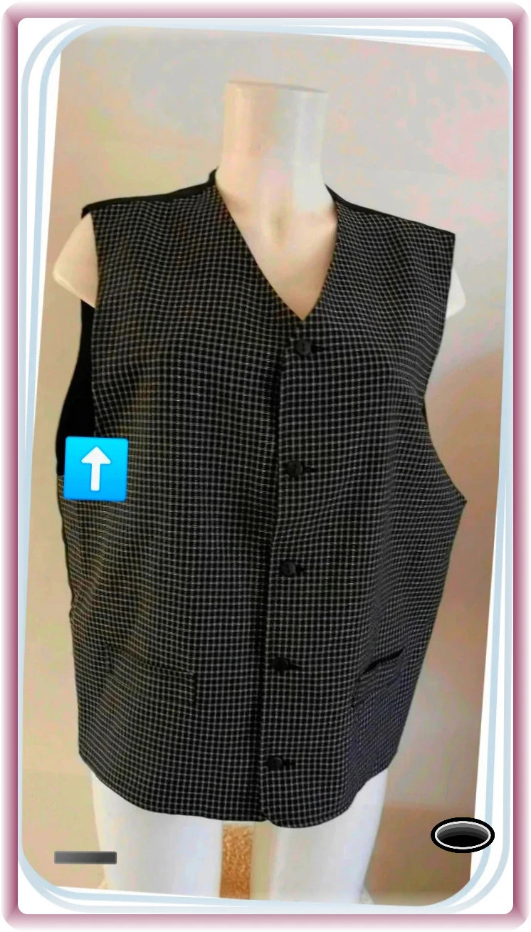 gilet costume for men taille L noir – FOR – taille L 3