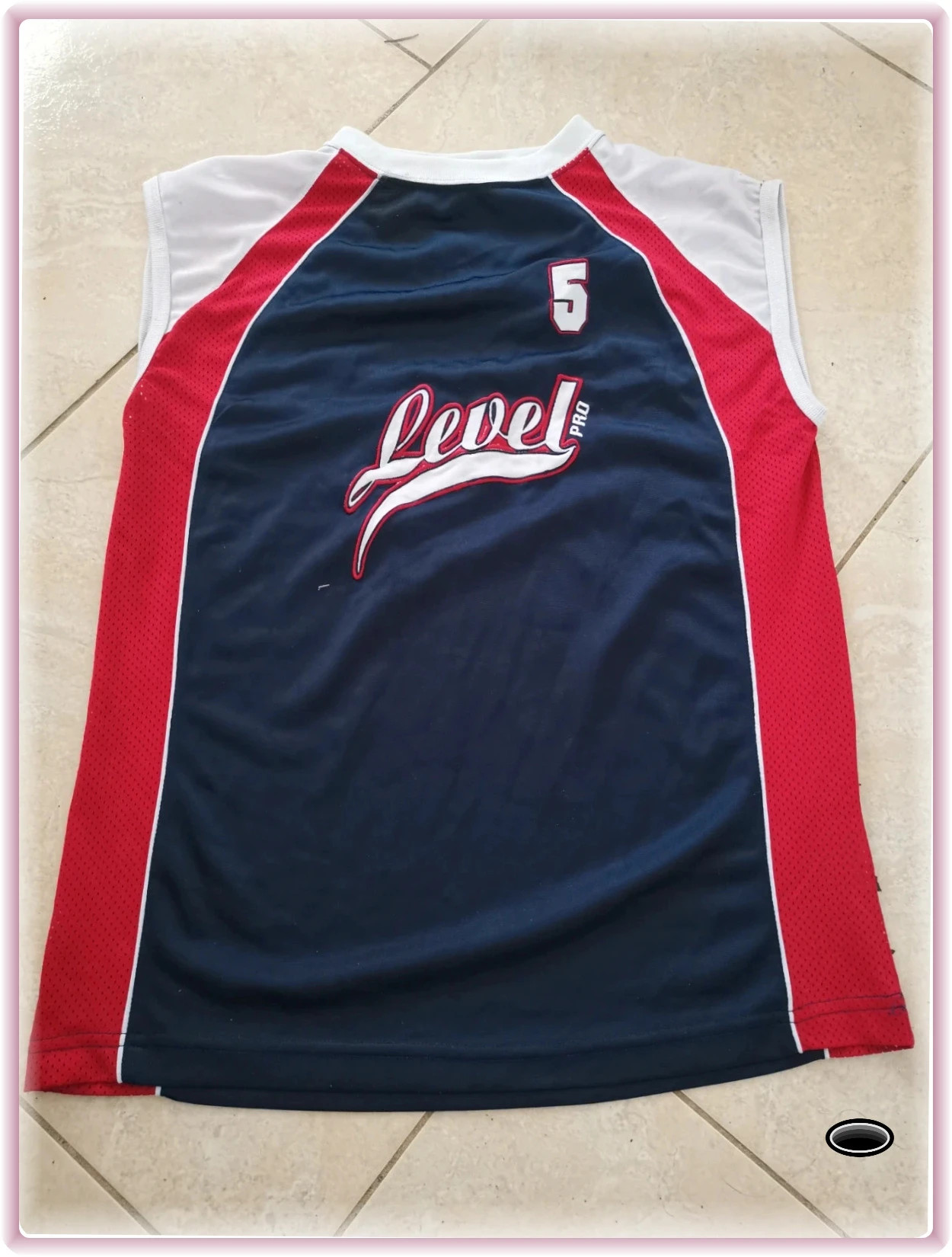 Maillot taille M rouge bleu – associé 79 – taille M 2