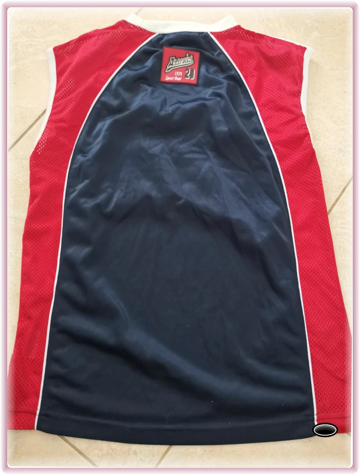Maillot taille M rouge bleu – associé 79 – taille M 5