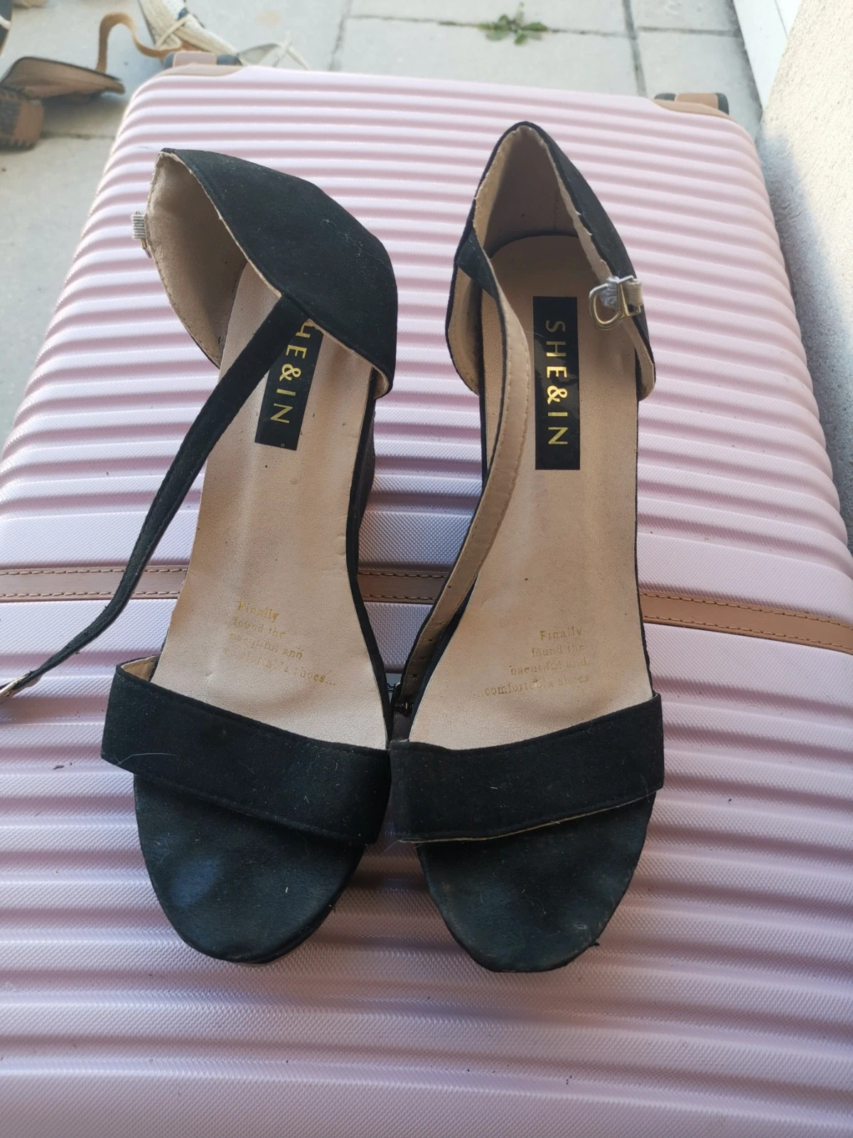 Sandale compensé taille 40 she&in hauteur talon 9 cm