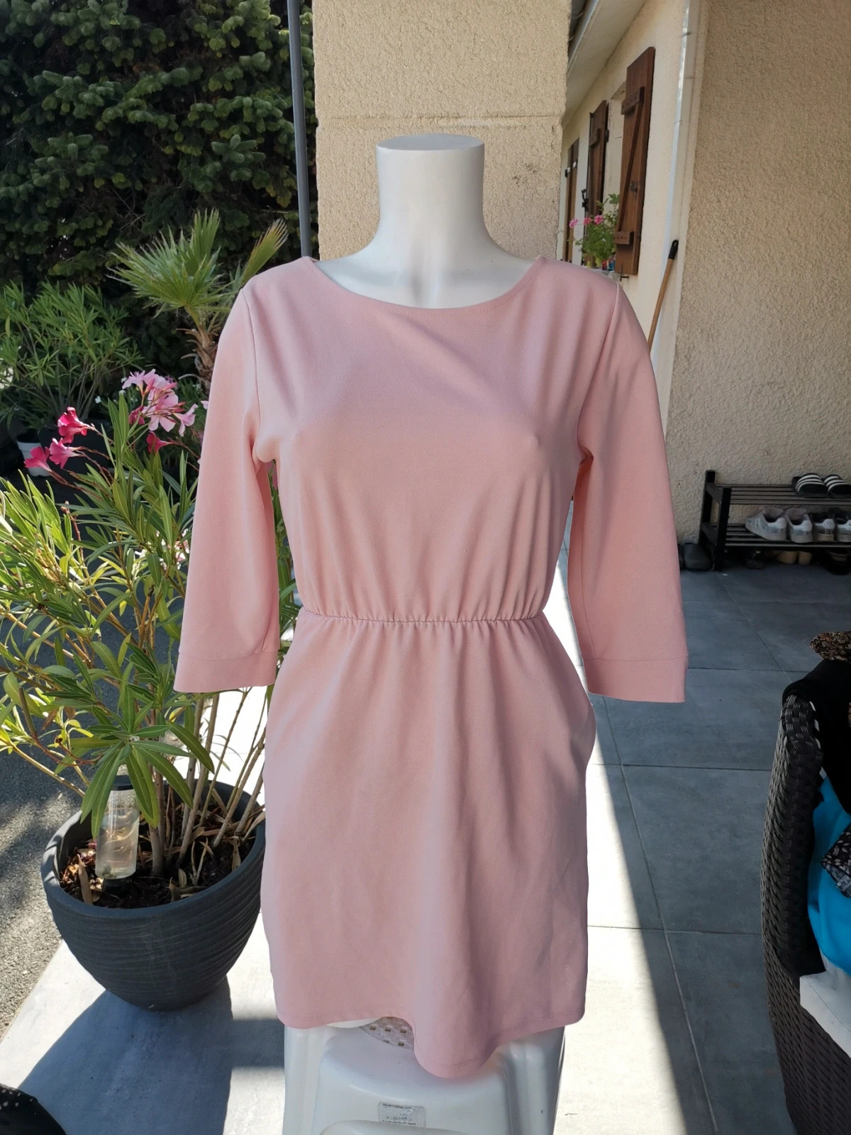 Très belle robe taille s pastel rose