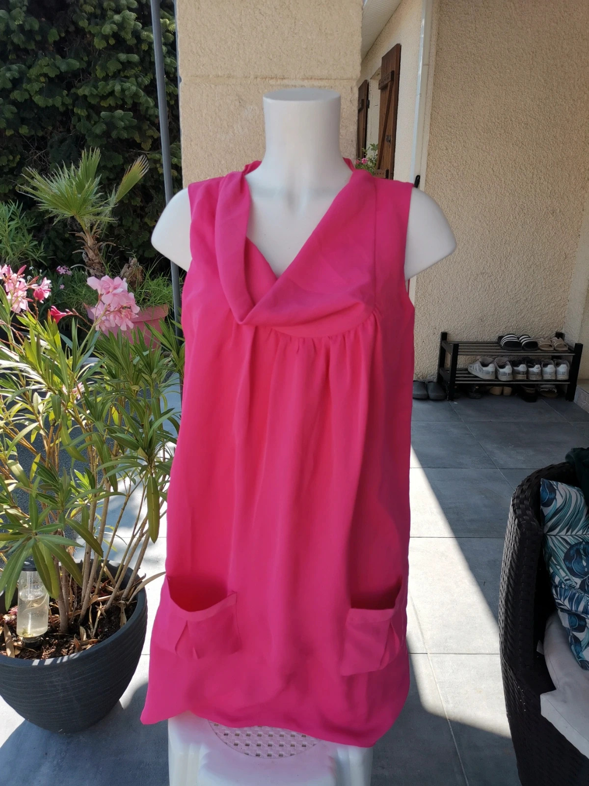 Très belle robe taille M texto rose fluide – Texto – taille M / 38 / 10 4
