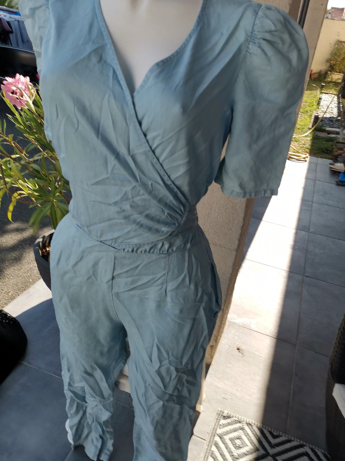 Très belle salopette pantalon bleu ciel taille promod taille M – Promod – taille M / 38 / 10 5