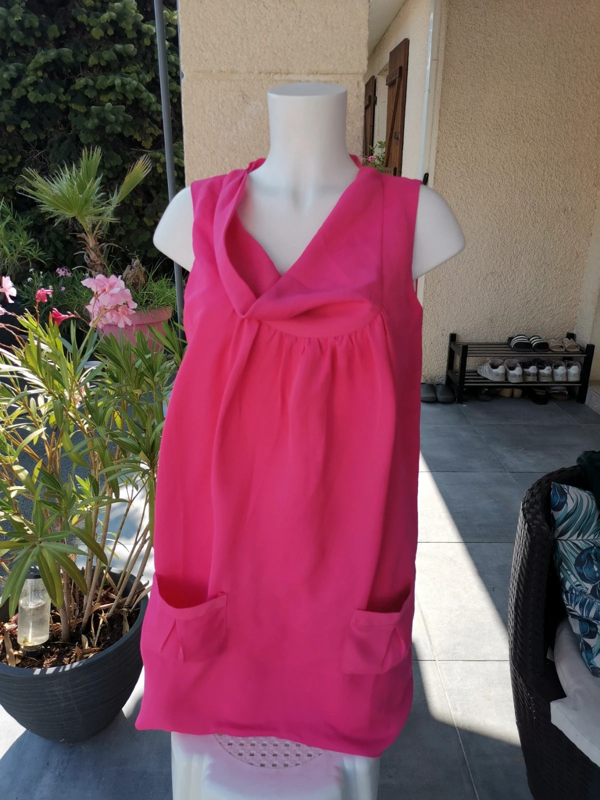 Très belle robe taille M texto rose fluide – Texto – taille M / 38 / 10 2