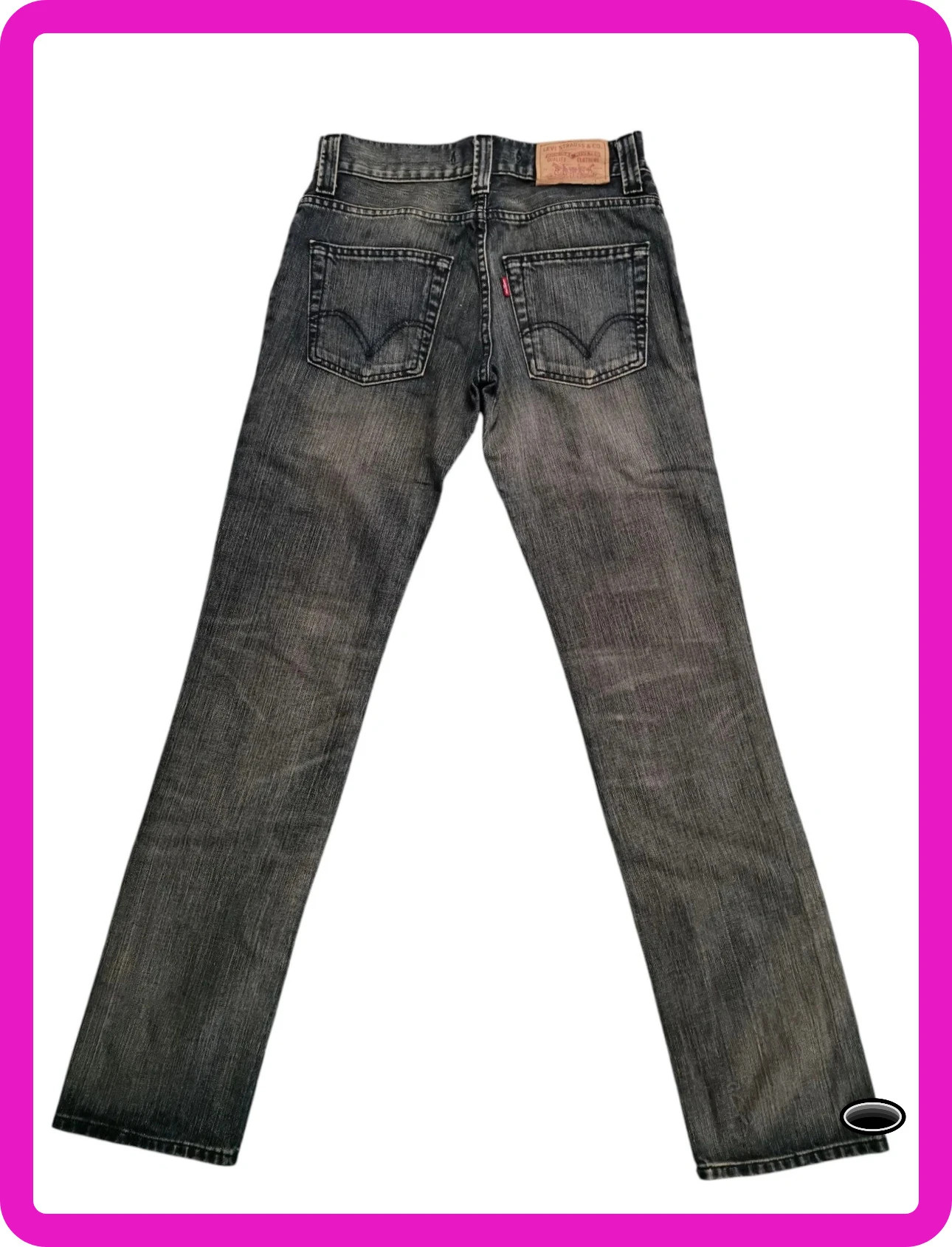 Jean levis Strauss 511 slim w30 L34 gris chiné – Levi Strauss & Co. – taille M 3