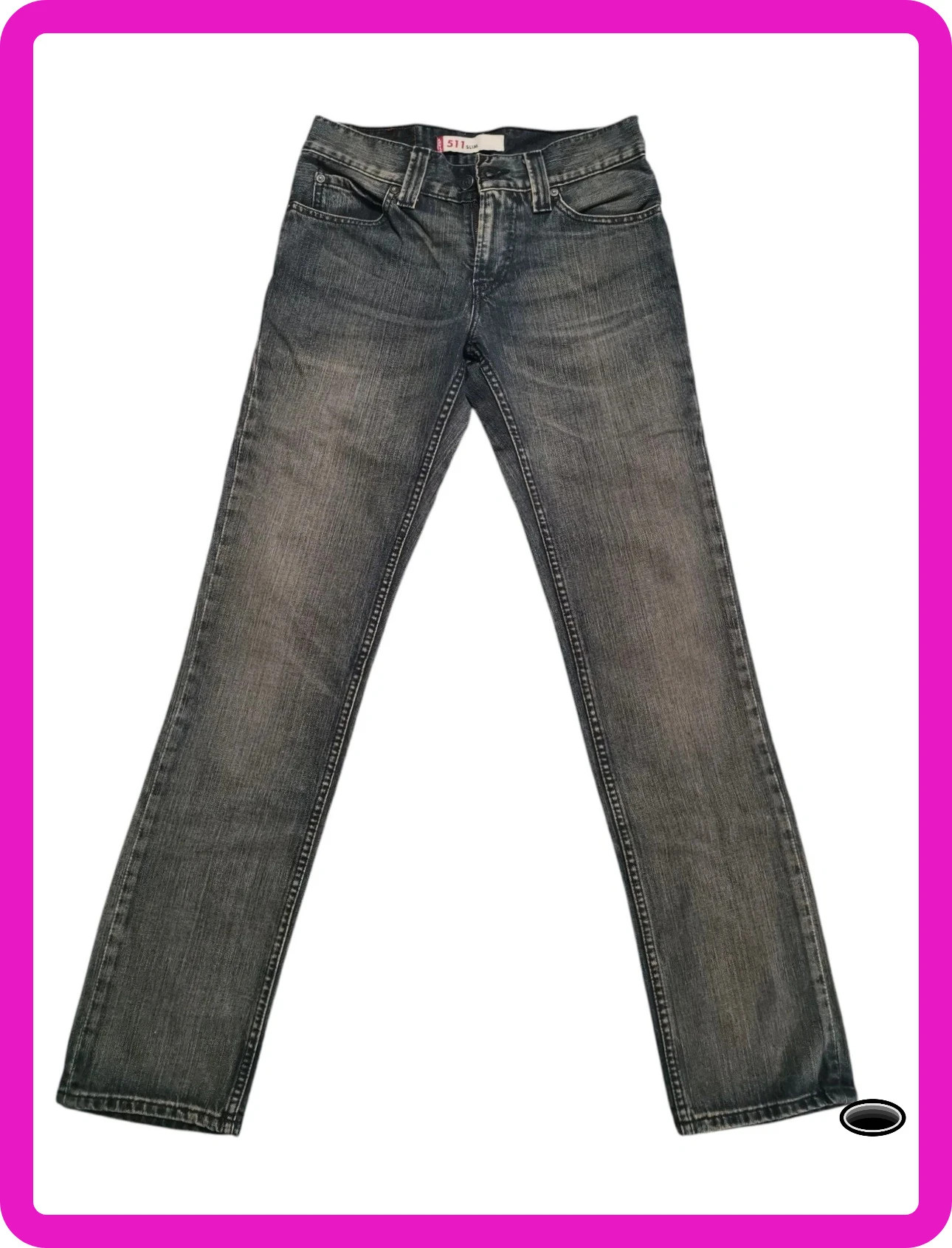 Jean levis Strauss 511 slim w30 L34 gris chiné