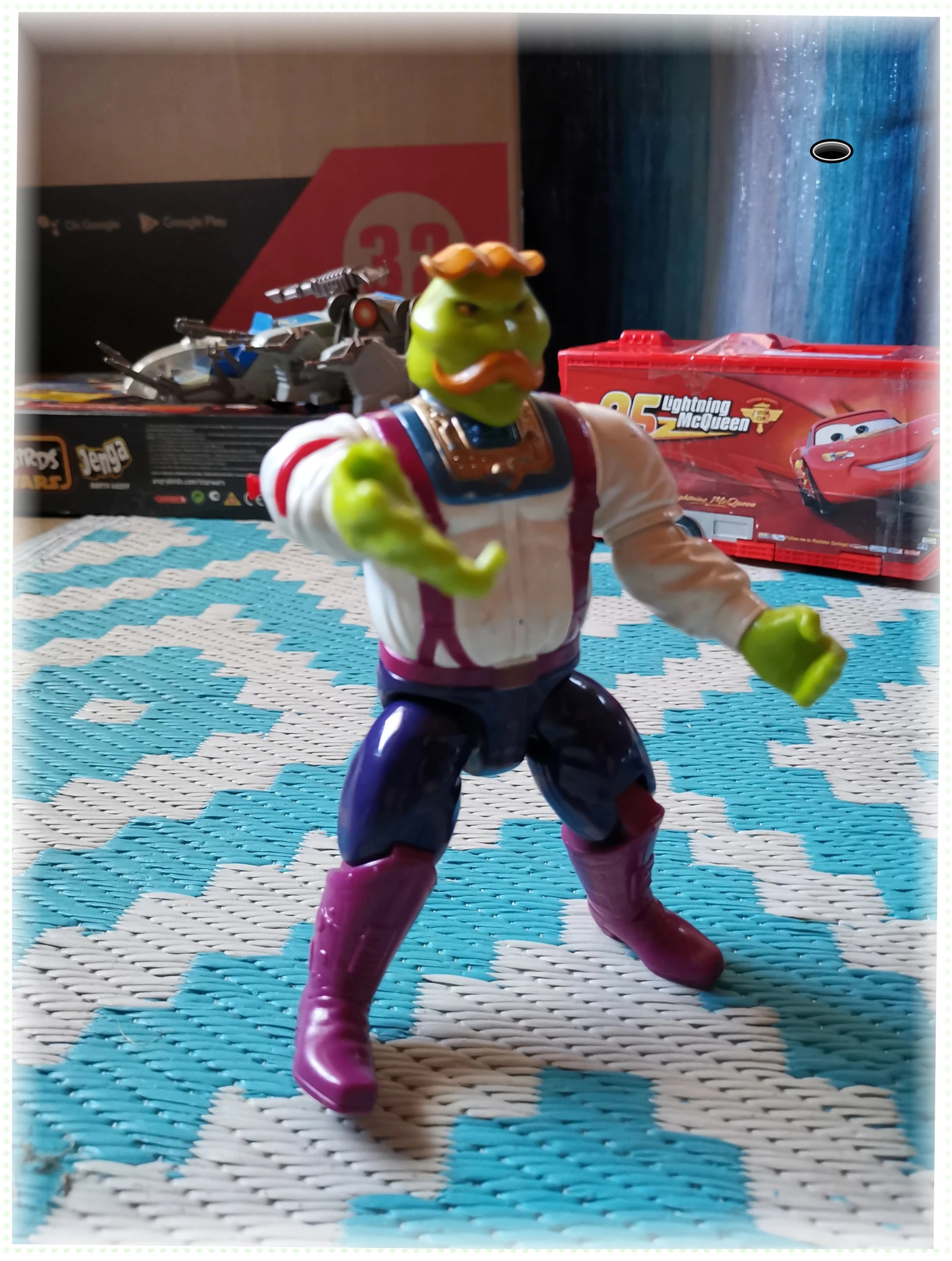 Figurine handlebar Le Moustachu Bravestarr Mattel Vintage 1986 ( – Mattel – taille Taille unique 5