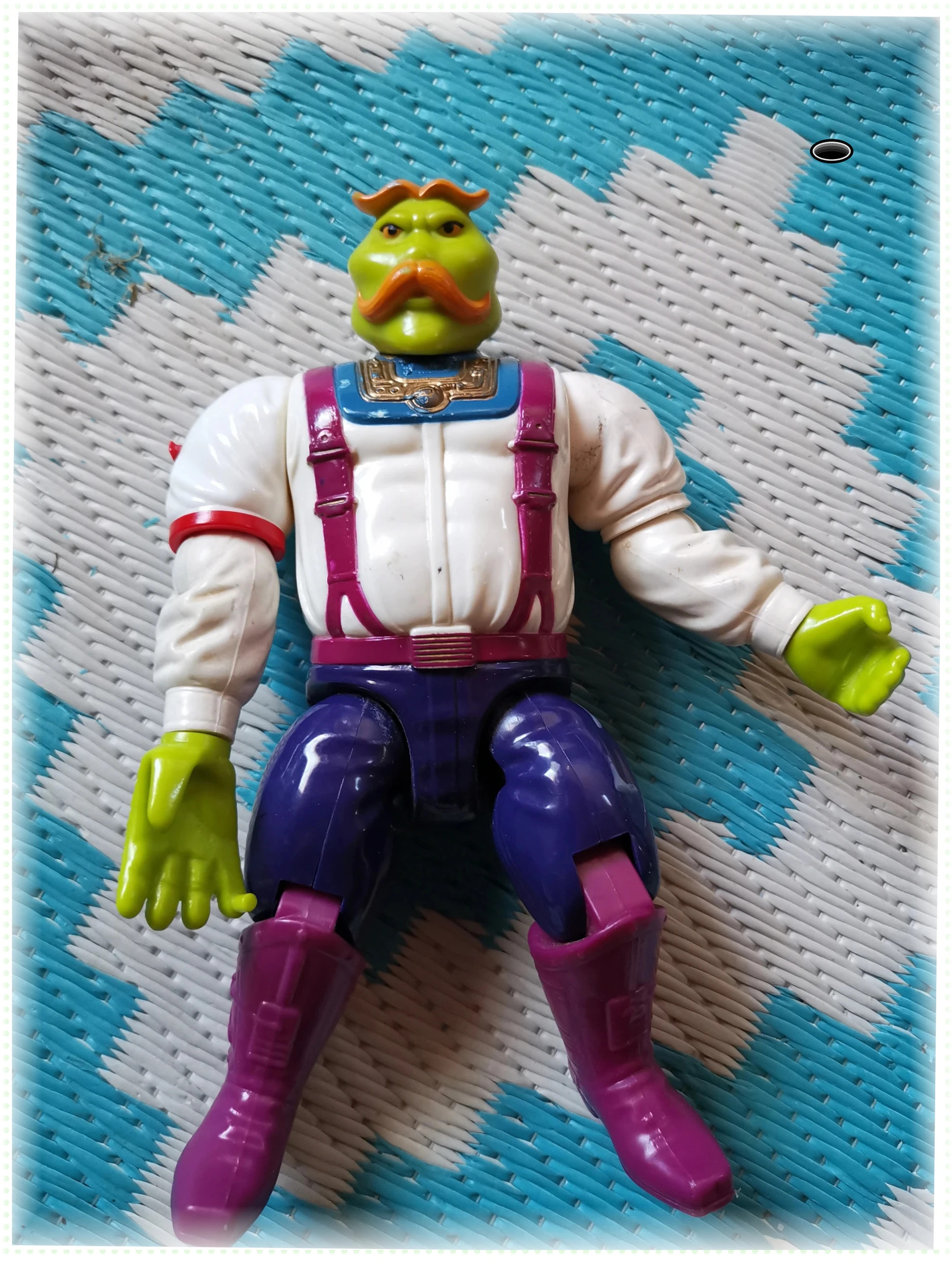 Figurine handlebar Le Moustachu Bravestarr Mattel Vintage 1986 (