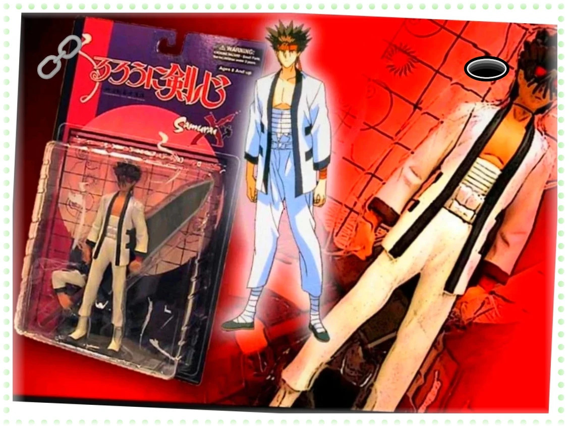 figurine vintage Samurai X Rurouni kenshin Sanosuke action figure dans sa boîte jamais ouverte – Samurai – taille Taille unique 2