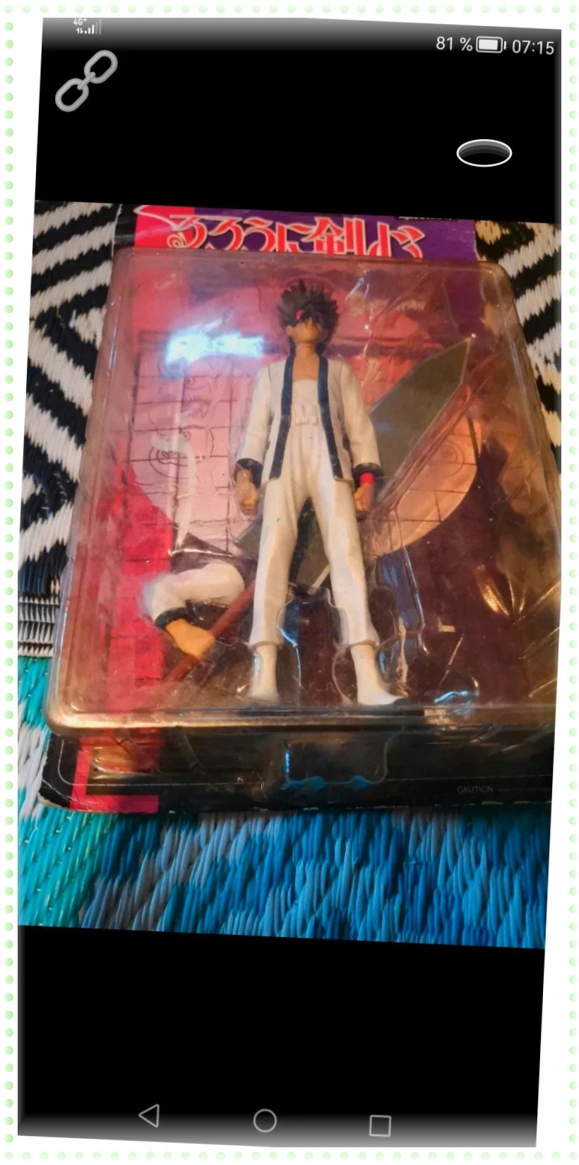 figurine vintage Samurai X Rurouni kenshin Sanosuke action figure dans sa boîte jamais ouverte – Samurai – taille Taille unique 5