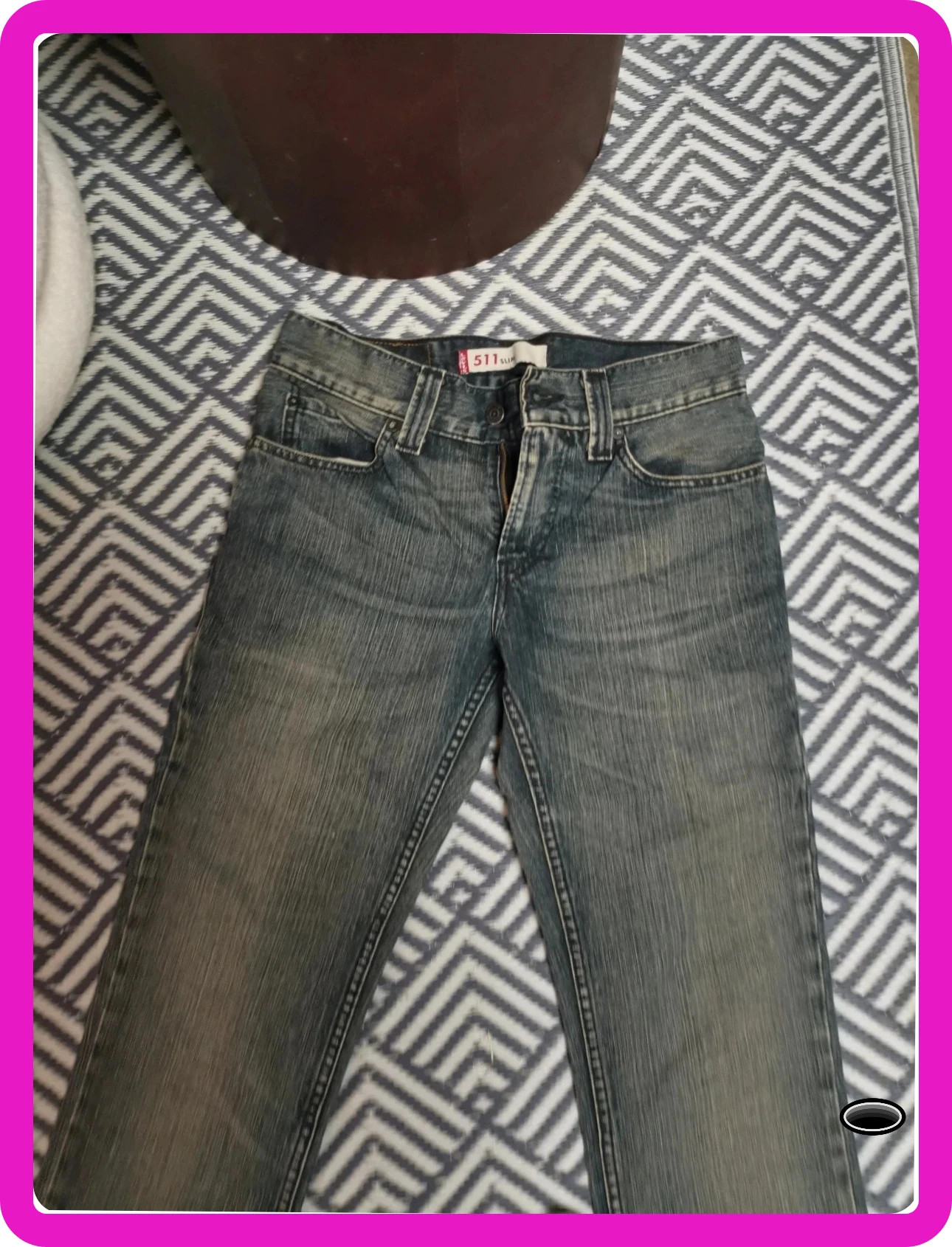 Jean levis Strauss 511 slim w30 L34 gris chiné – Levi Strauss & Co. – taille M 4