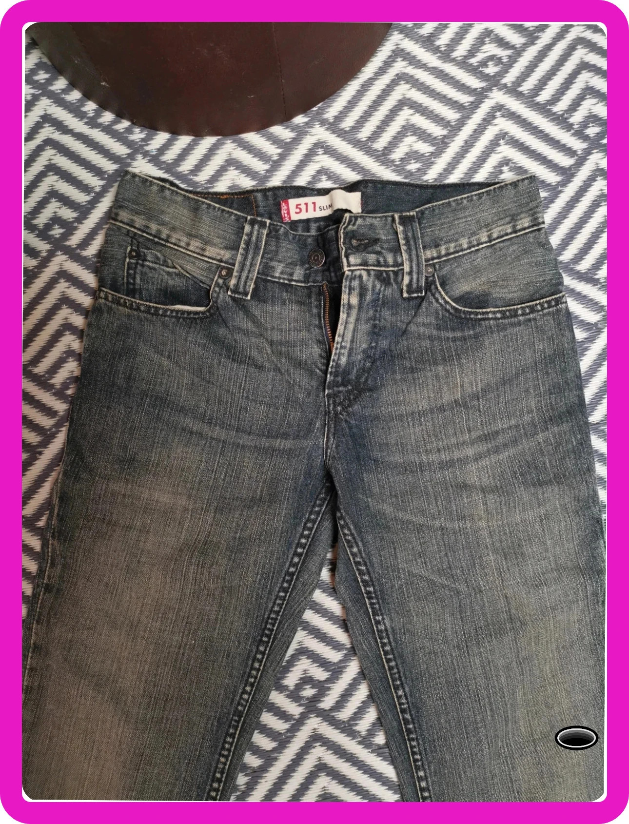 Jean levis Strauss 511 slim w30 L34 gris chiné – Levi Strauss & Co. – taille M 5