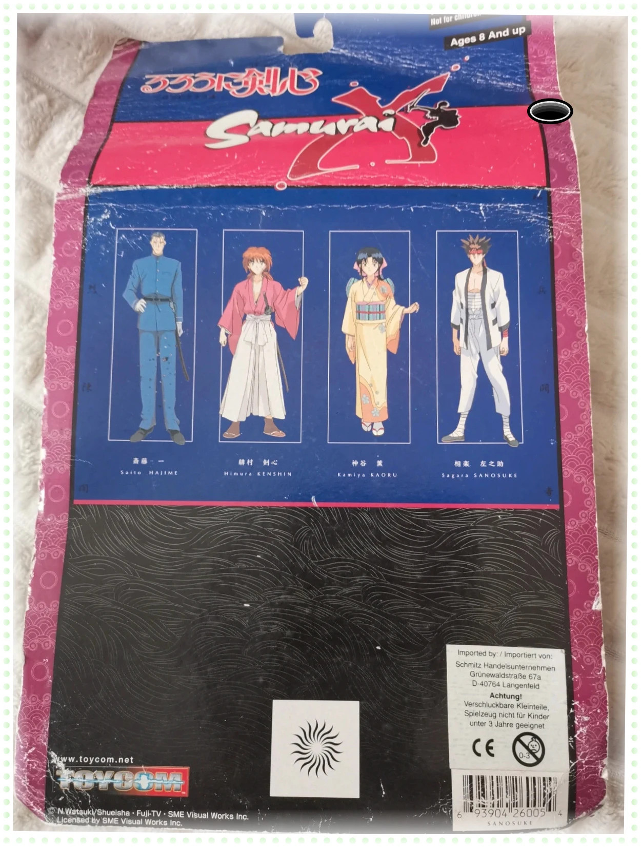 NEUF vintage Samurai x sagara sanosuke Figurine Japon Jouet Rurouni Kenshin – toycom – taille Taille unique 4
