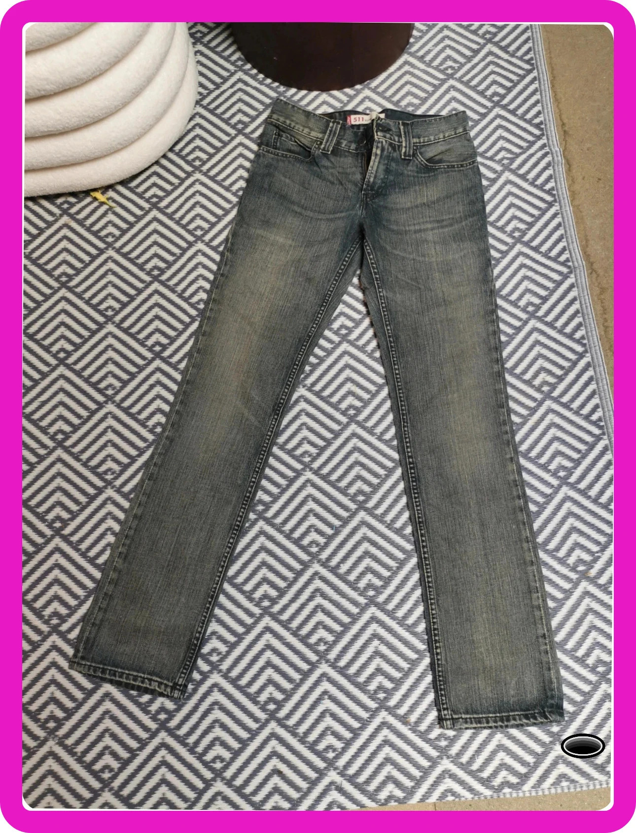 Jean levis Strauss 511 slim w30 L34 gris chiné
