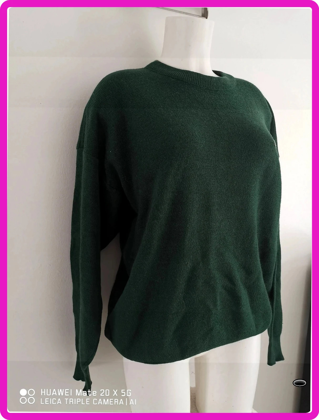 pull lacoste vert vintage taille s – Lacoste – taille S 4
