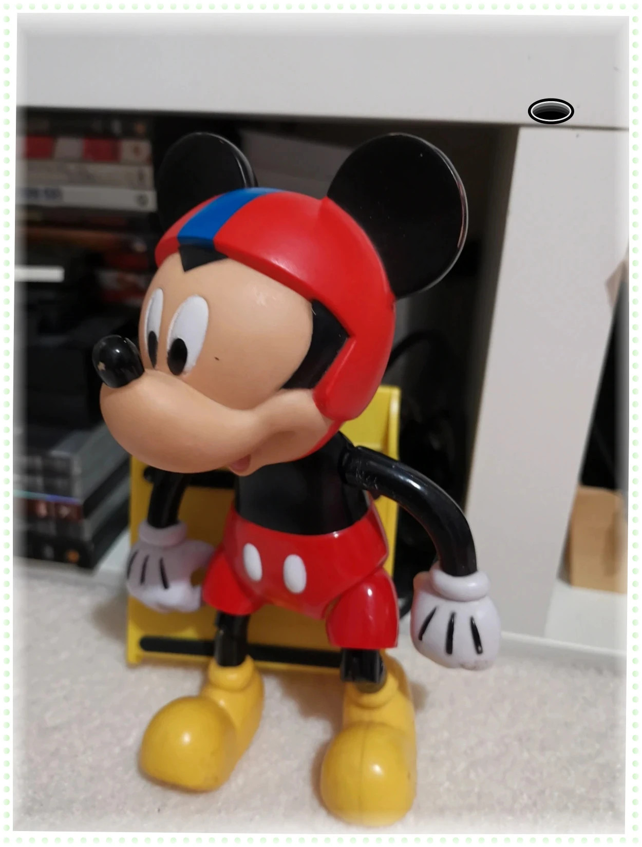 Grande figurine articulé mickey vintage