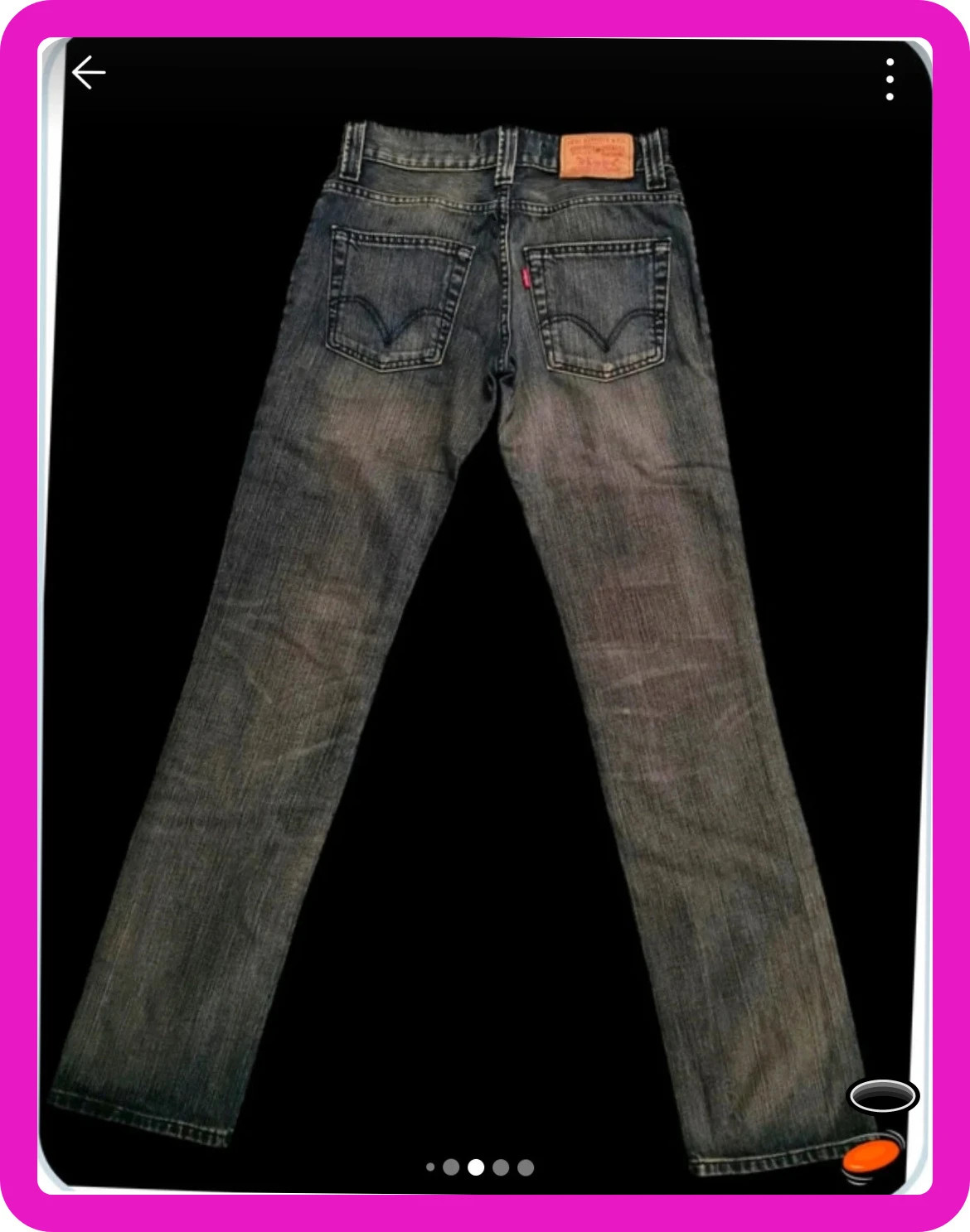 Jean levis Strauss 511 slim w30 L34 gris chiné – Strauss – taille M 3