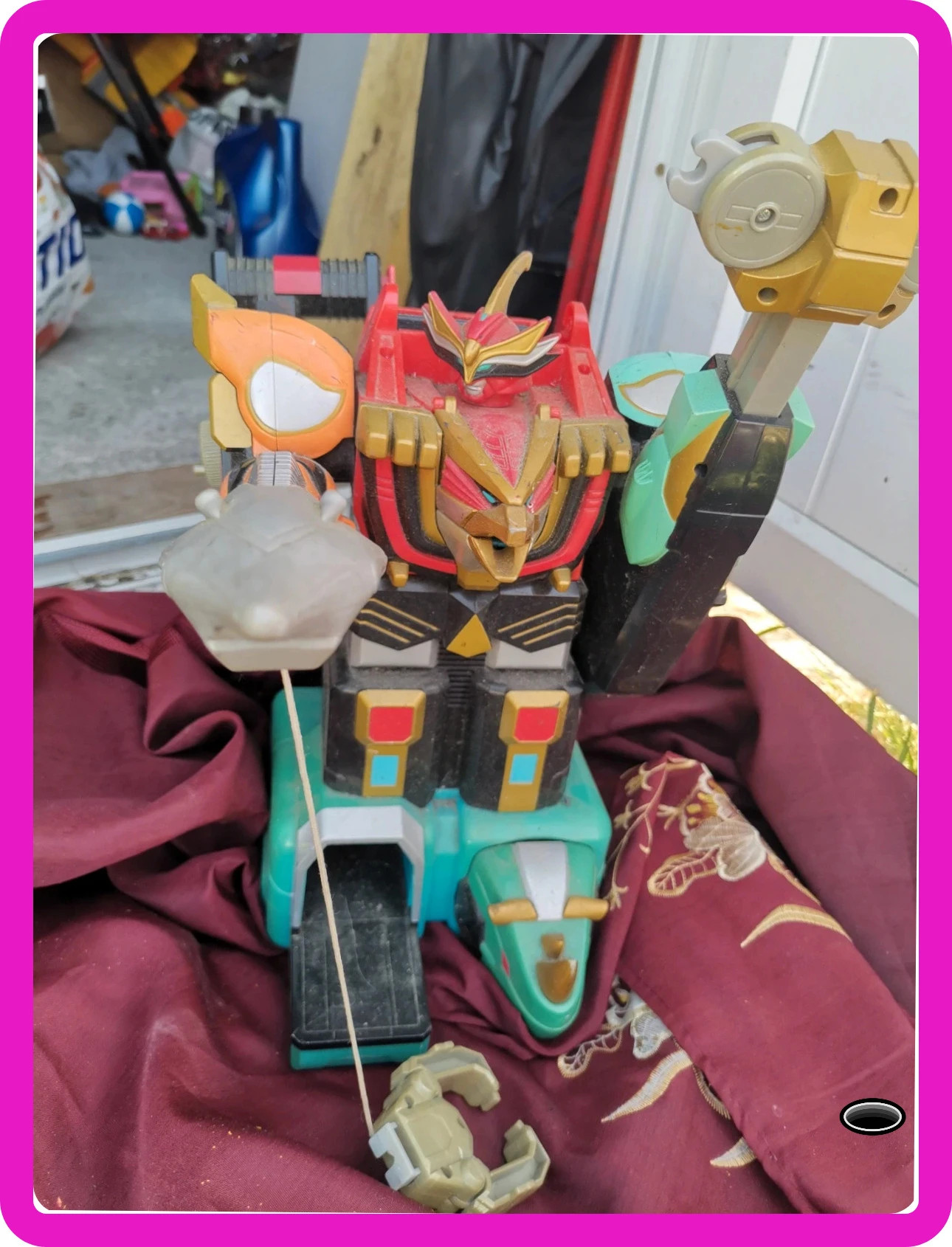 Bandai Power Rangers Wild Force Deluxe Isis Command Megazord 2002 – Bandai – taille Taille unique 2